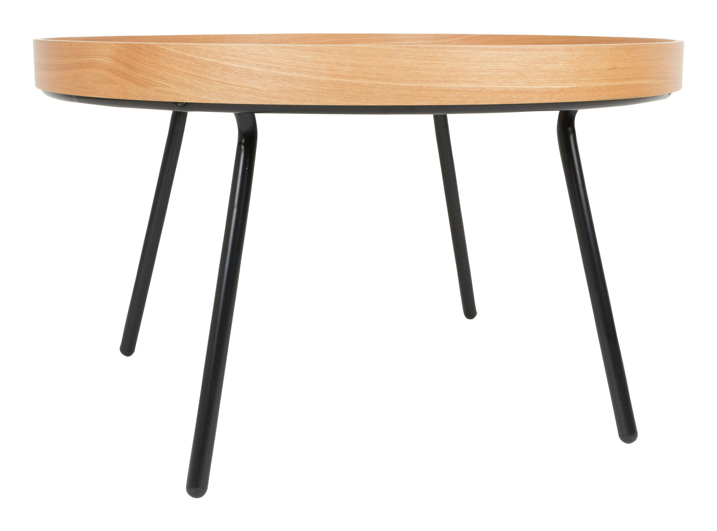 Zuiver Ronde Salontafel 'Oak Tray' Eikenhout, 78cm