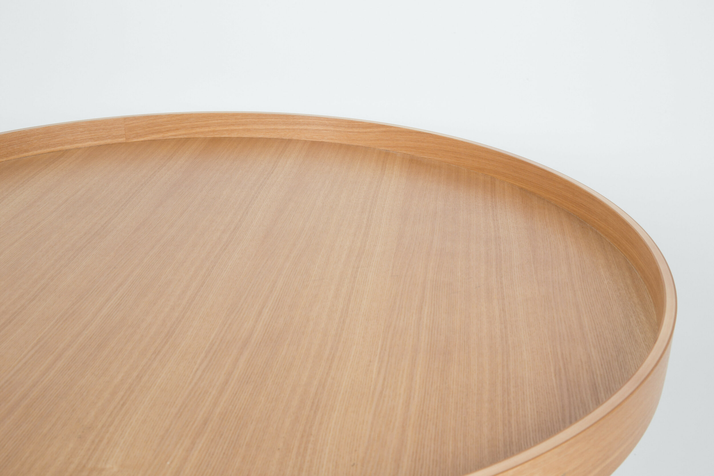 Zuiver Ronde Salontafel 'Oak Tray' Eikenhout, 78cm