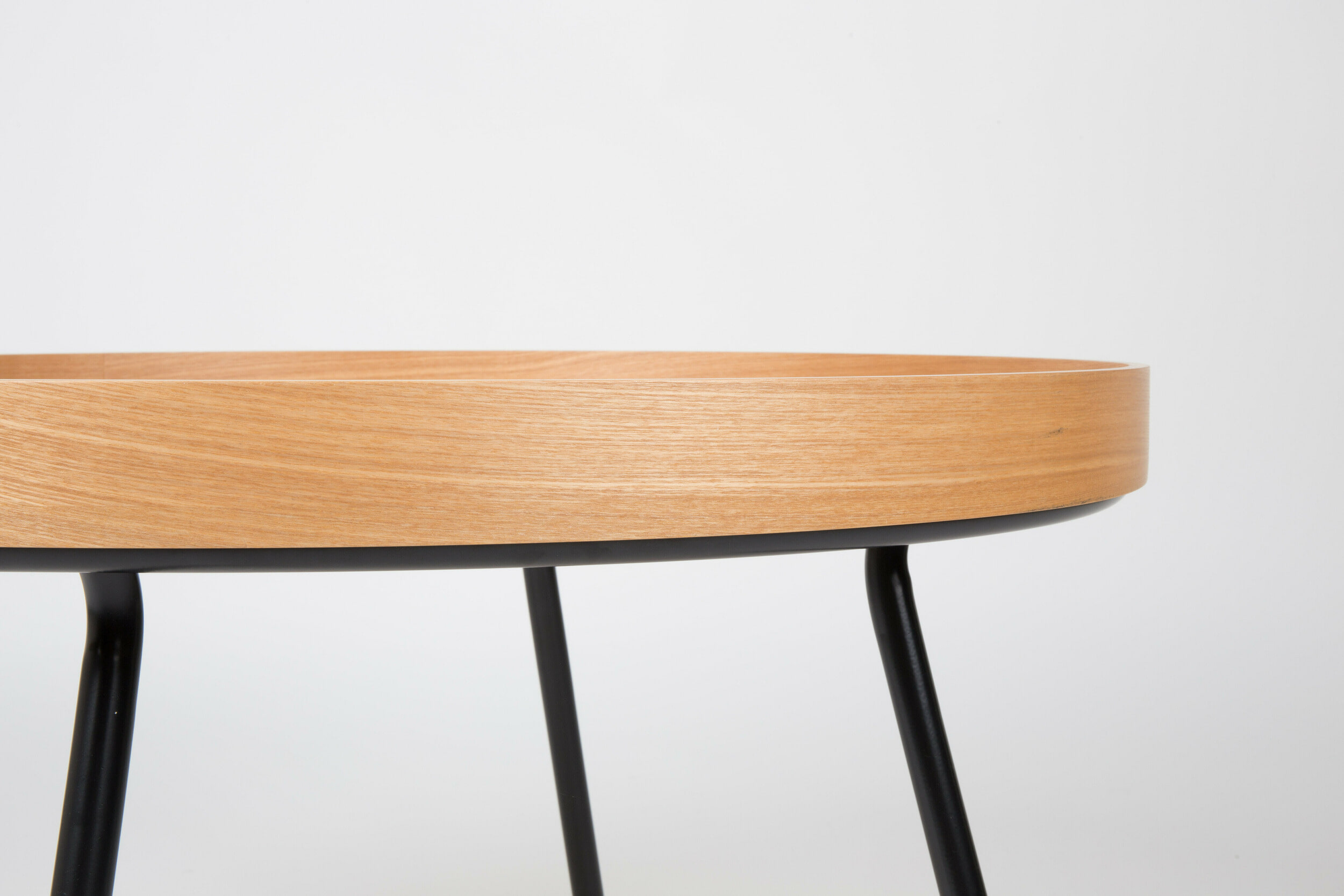 Zuiver Ronde Salontafel 'Oak Tray' Eikenhout, 78cm