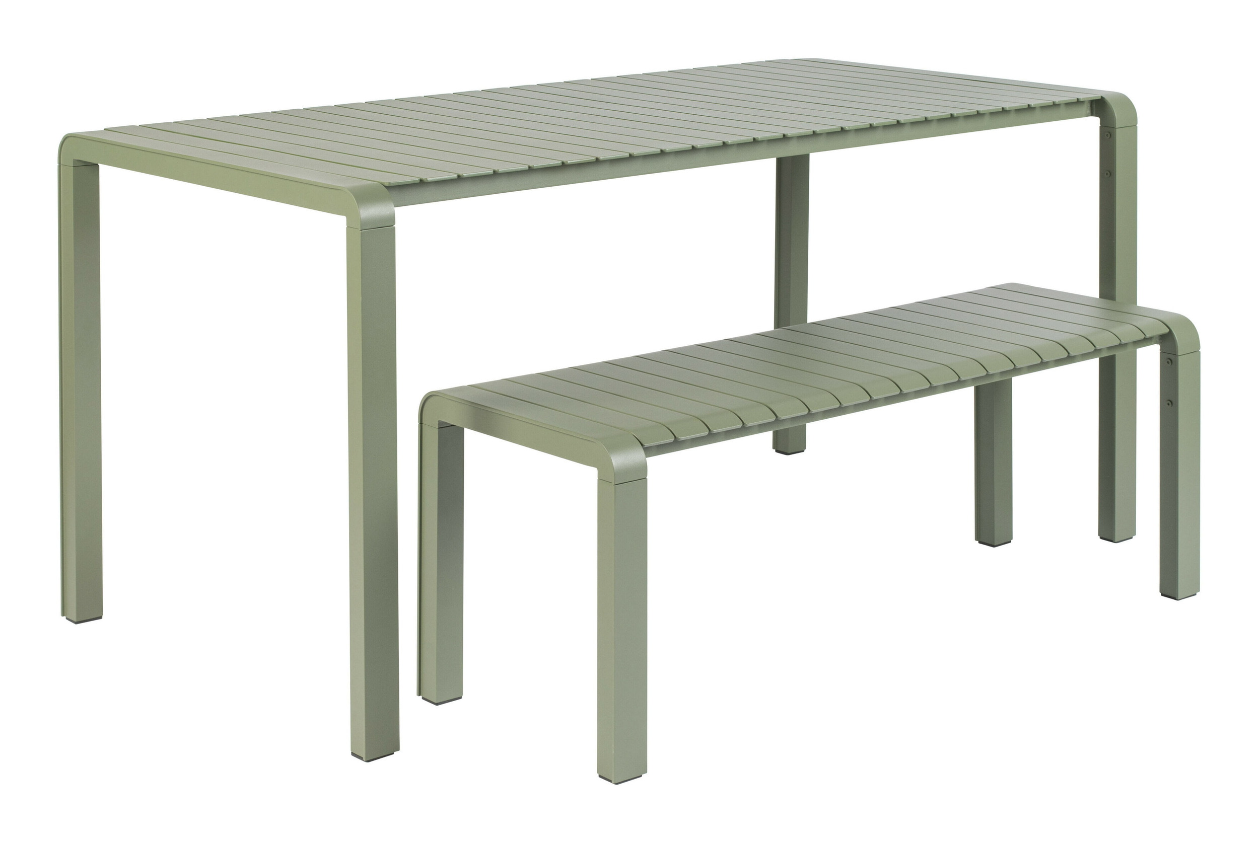 Zuiver Tuintafel 'Vondel' 168 x 87cm, kleur Groen