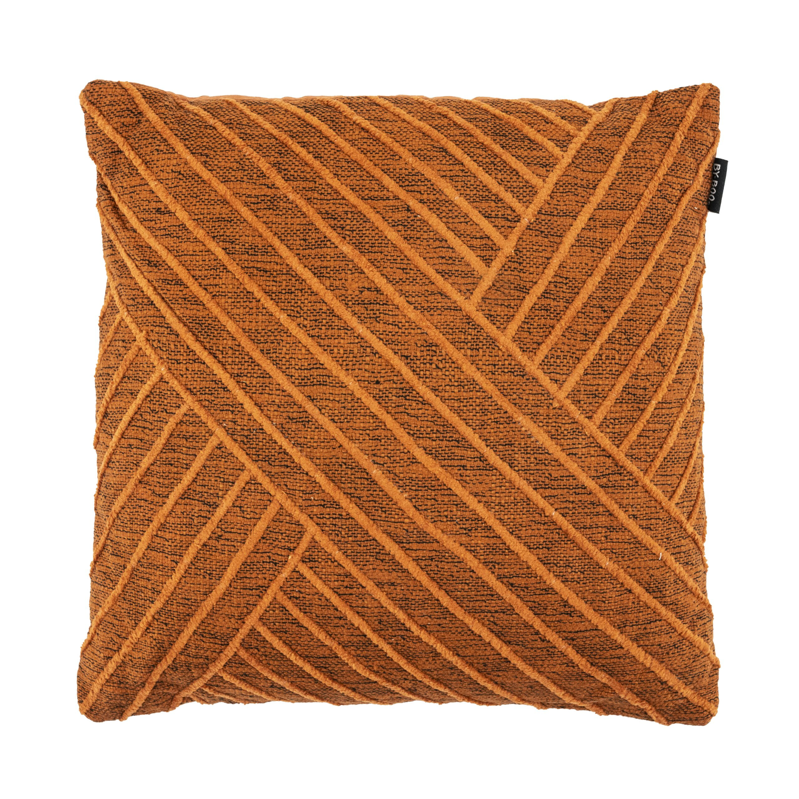 By-Boo Kussen Obli 45 x 45cm - Oranje