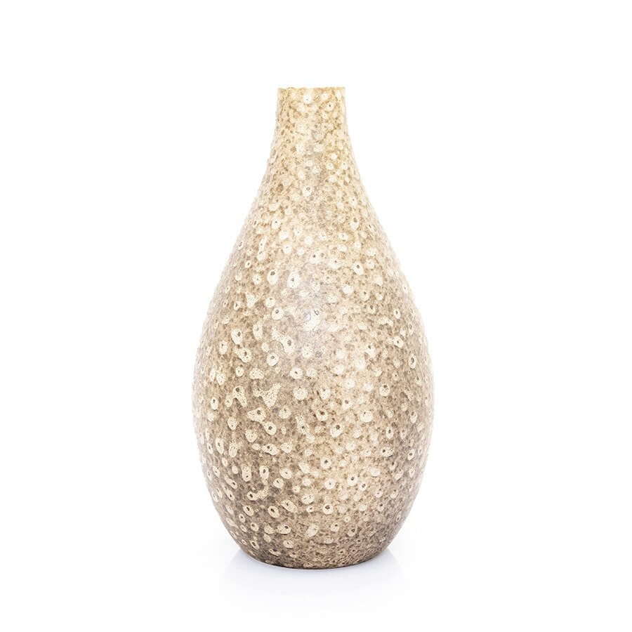By-Boo Vaas Era Keramiek, 40cm - Bruin