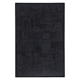 By-Boo Wanddecoratie 'Mud' 120 x 80cm, kleur Zwart