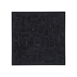 By-Boo Wanddecoratie 'Mud' 90 x 90cm, kleur Zwart