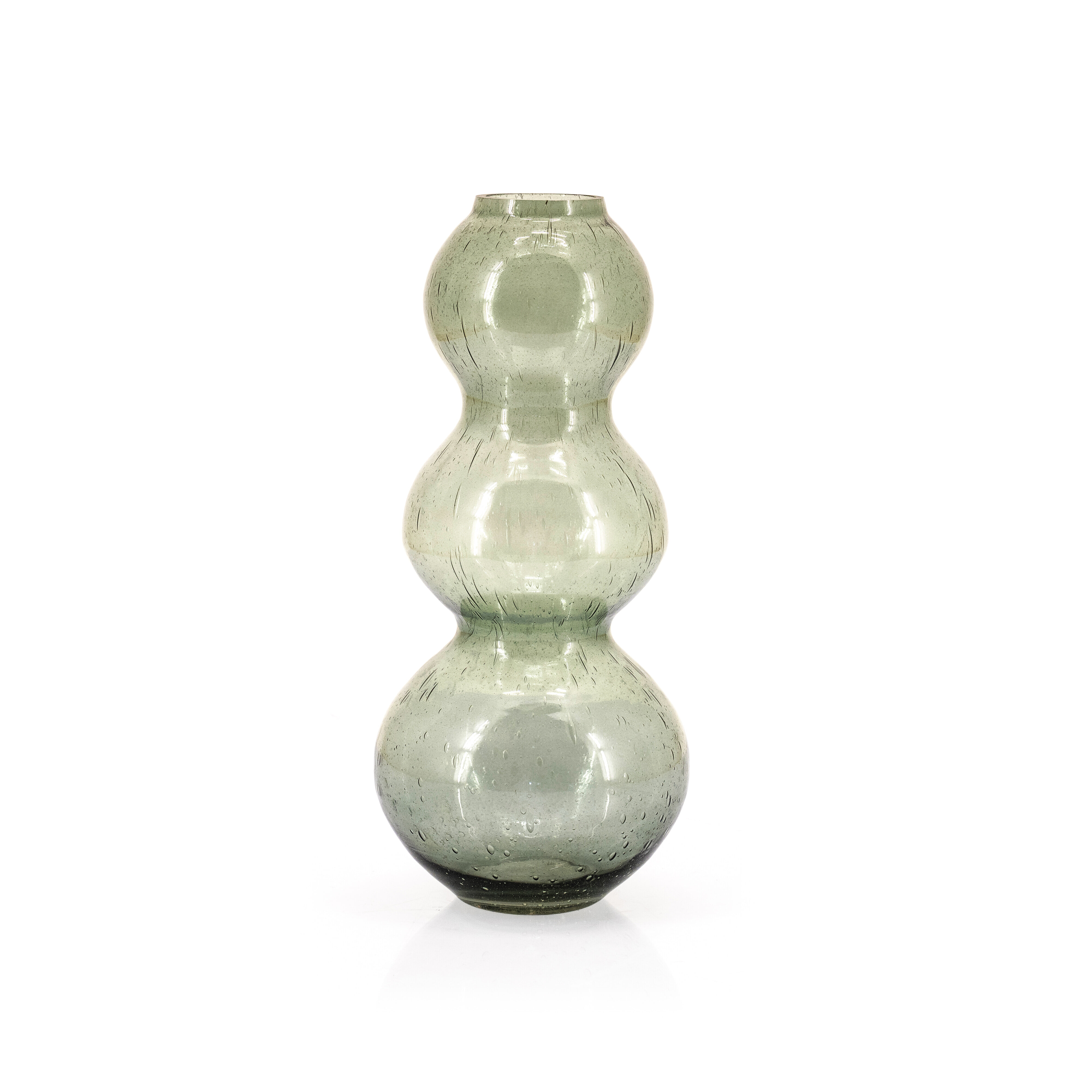 By-Boo Vaas 'Viva' 42cm, kleur Groen