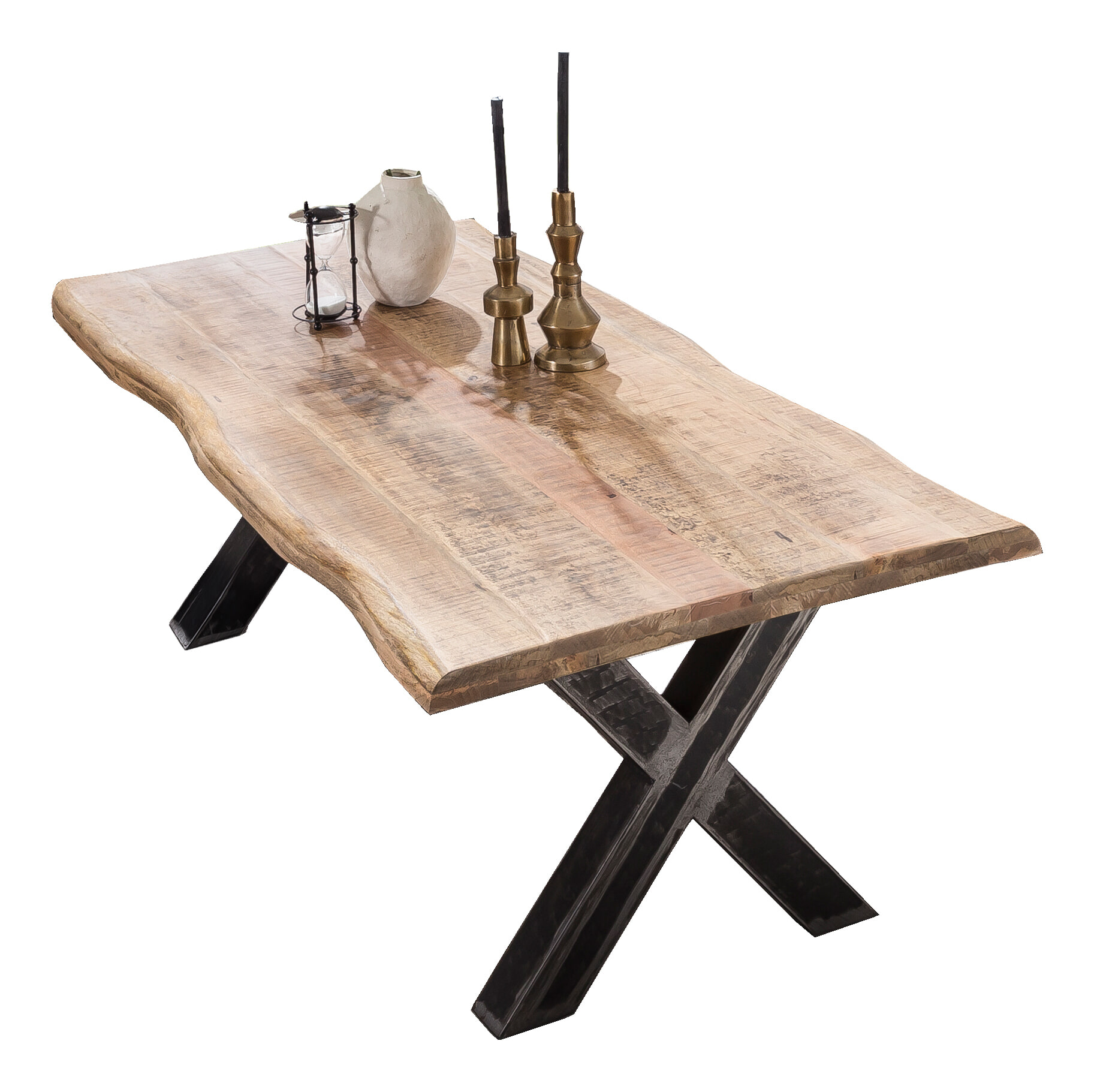 Artistiq Boomstam Eettafel 'Jheri' Mangohout, 200 x 100cm