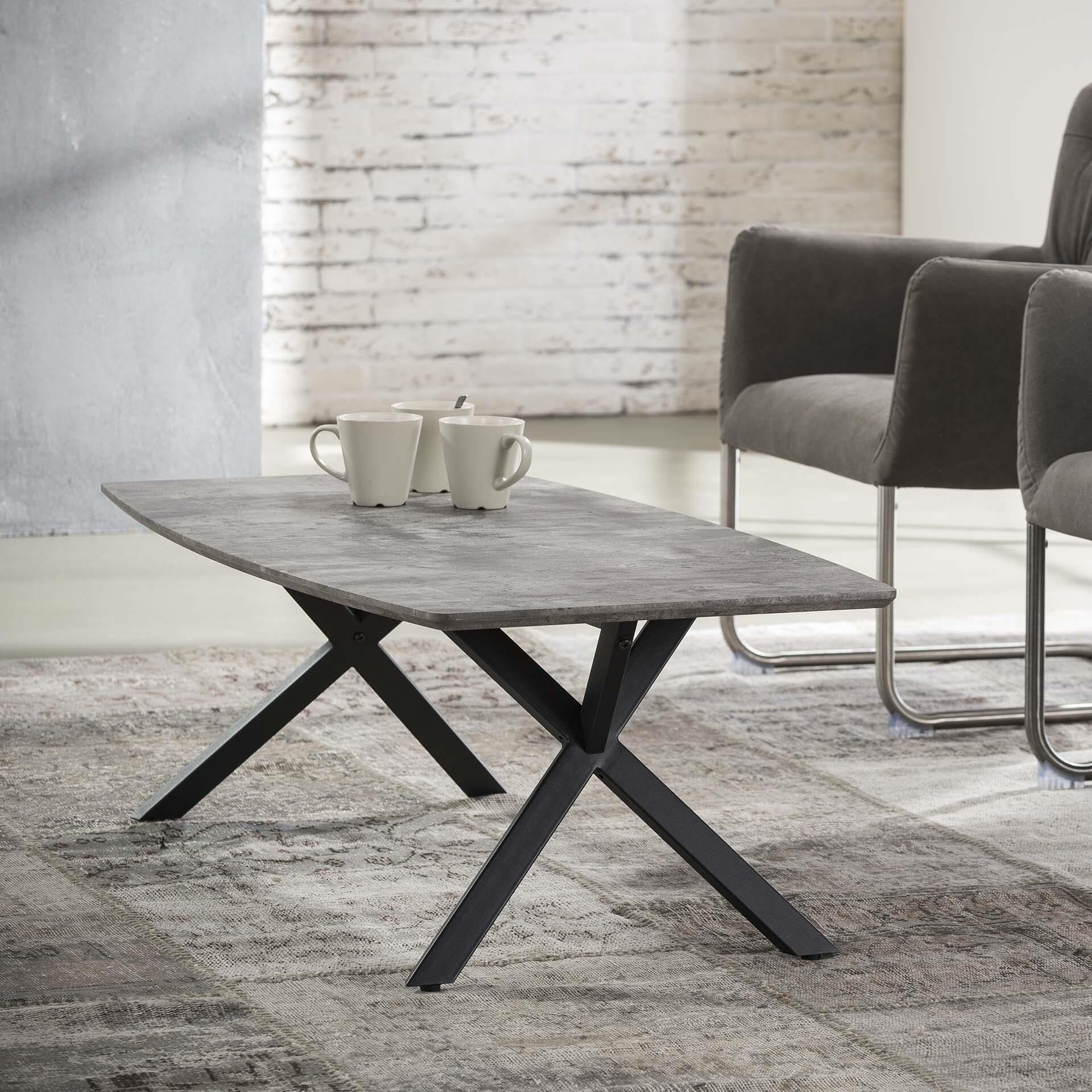 LifestyleFurn Salontafel 'Lakia', kleur betonlook