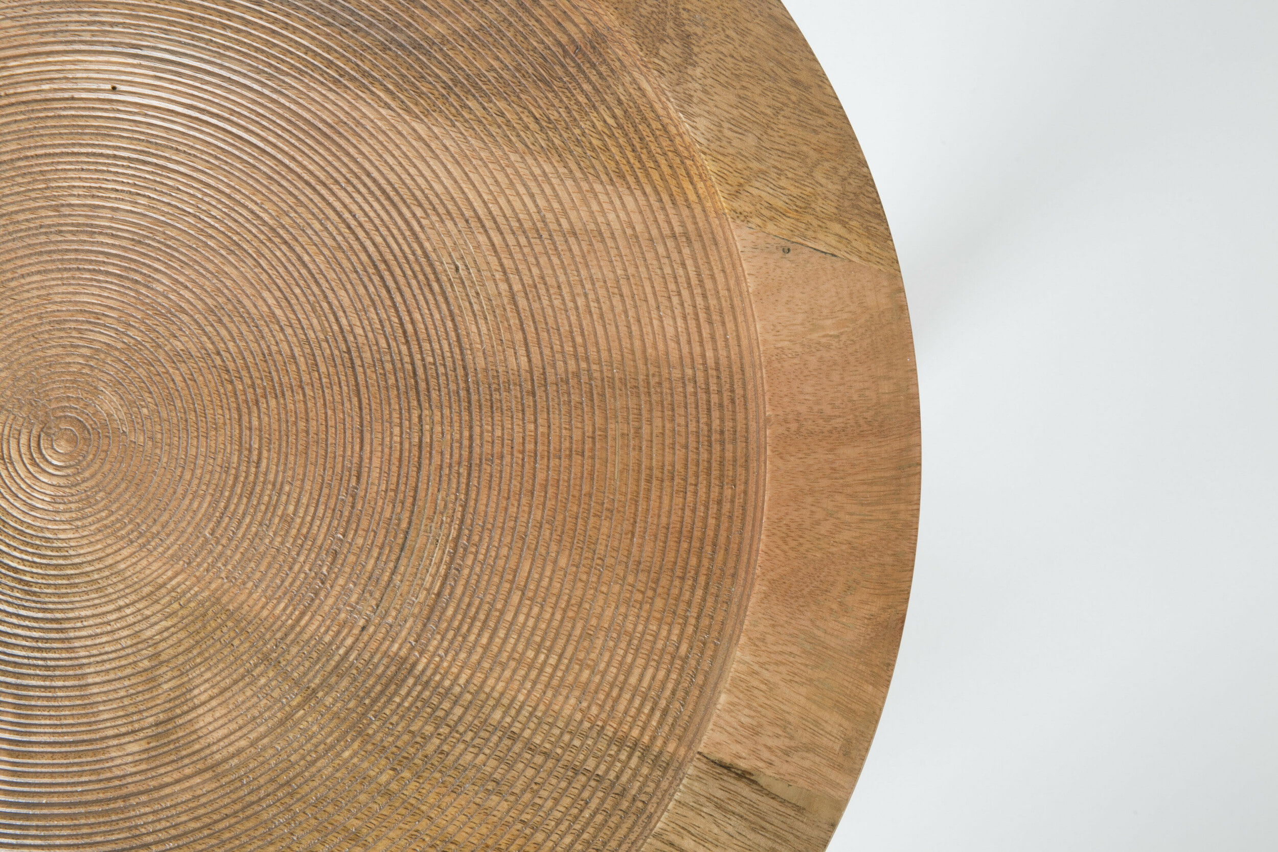 Zuiver Ronde Bijzettafel 'Dendron' Mangohout, 60cm