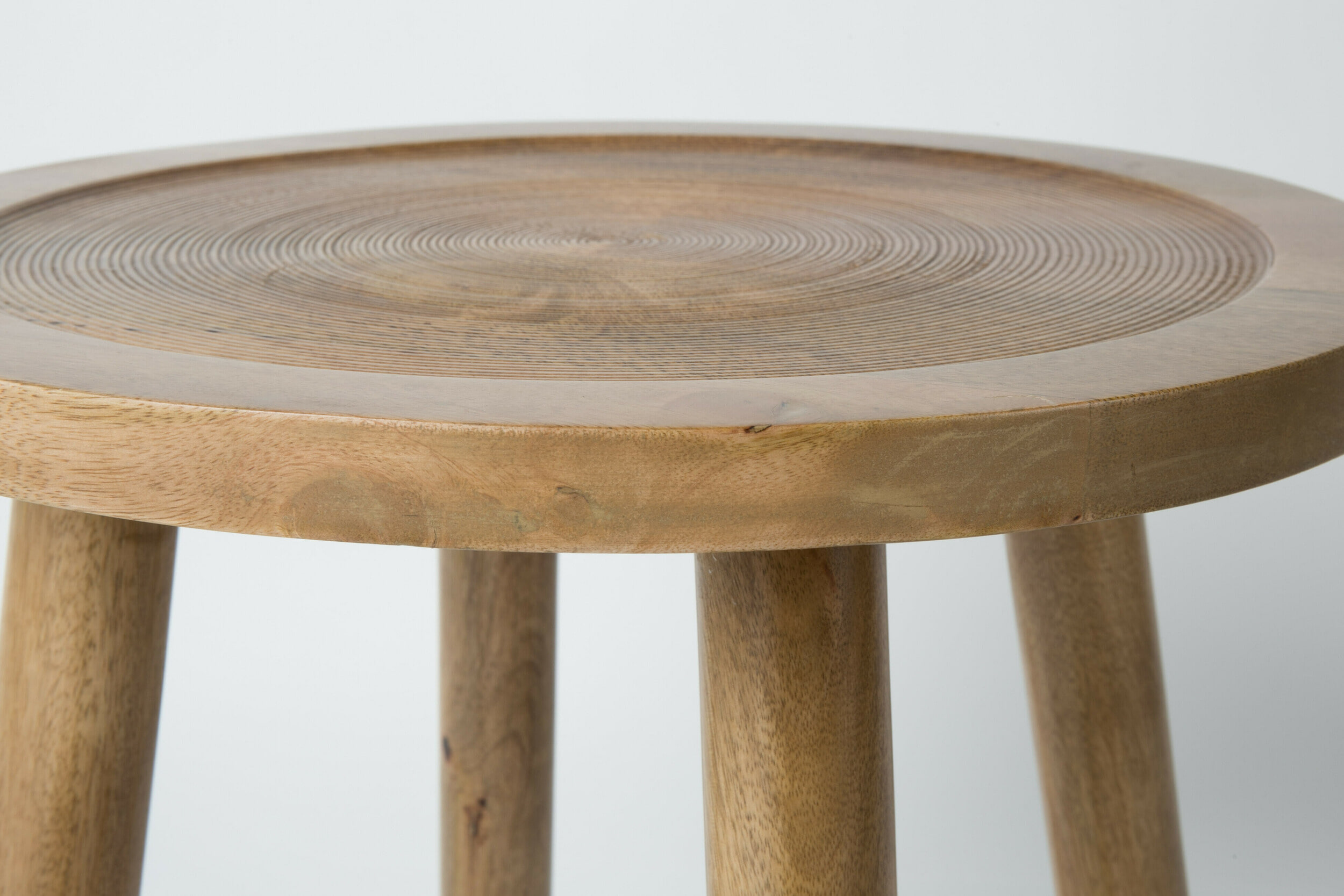 Zuiver Ronde Bijzettafel 'Dendron' Mangohout, 60cm