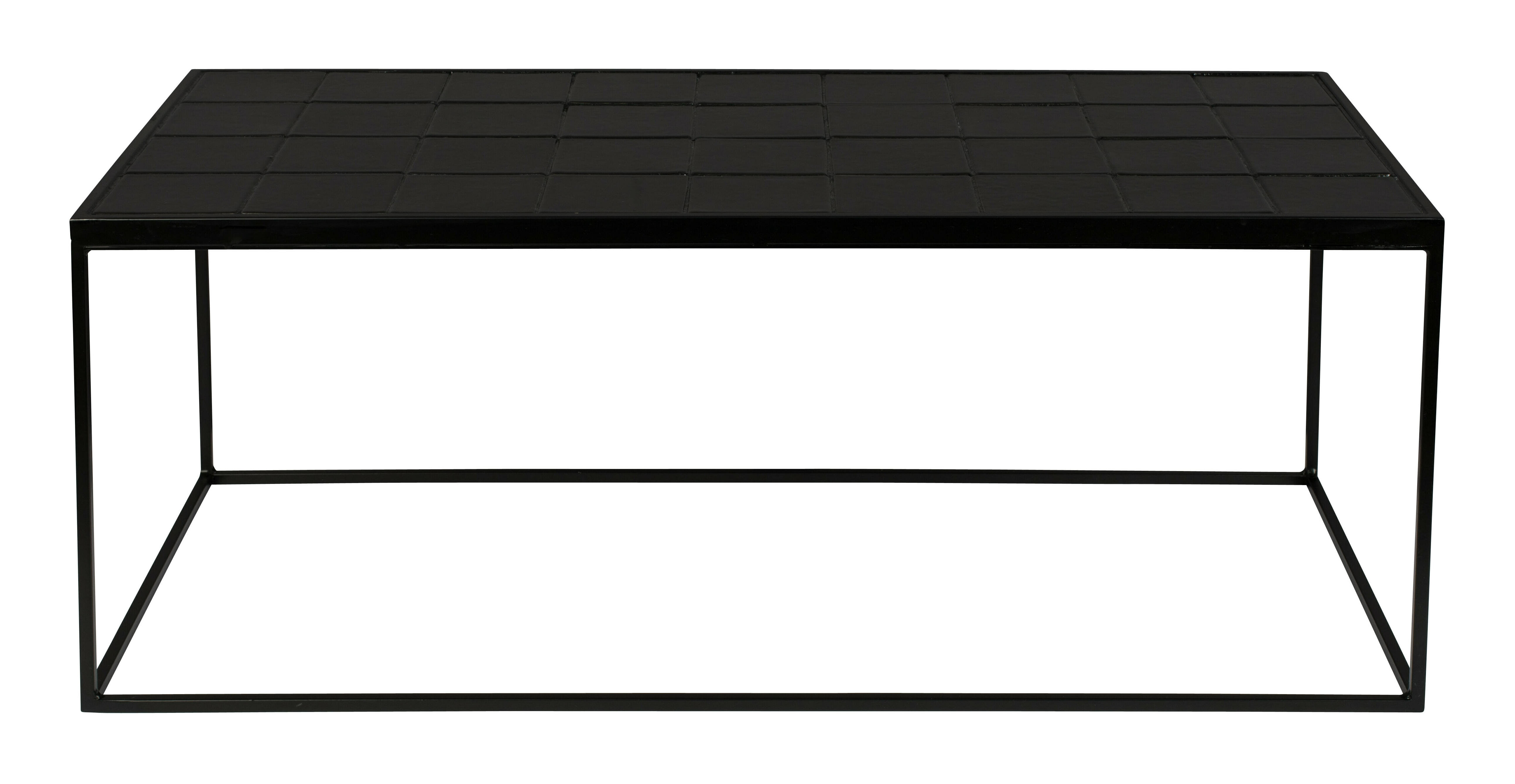 Zuiver Salontafel 'Glazed' Keramiek, 93 x 43cm, kleur Zwart