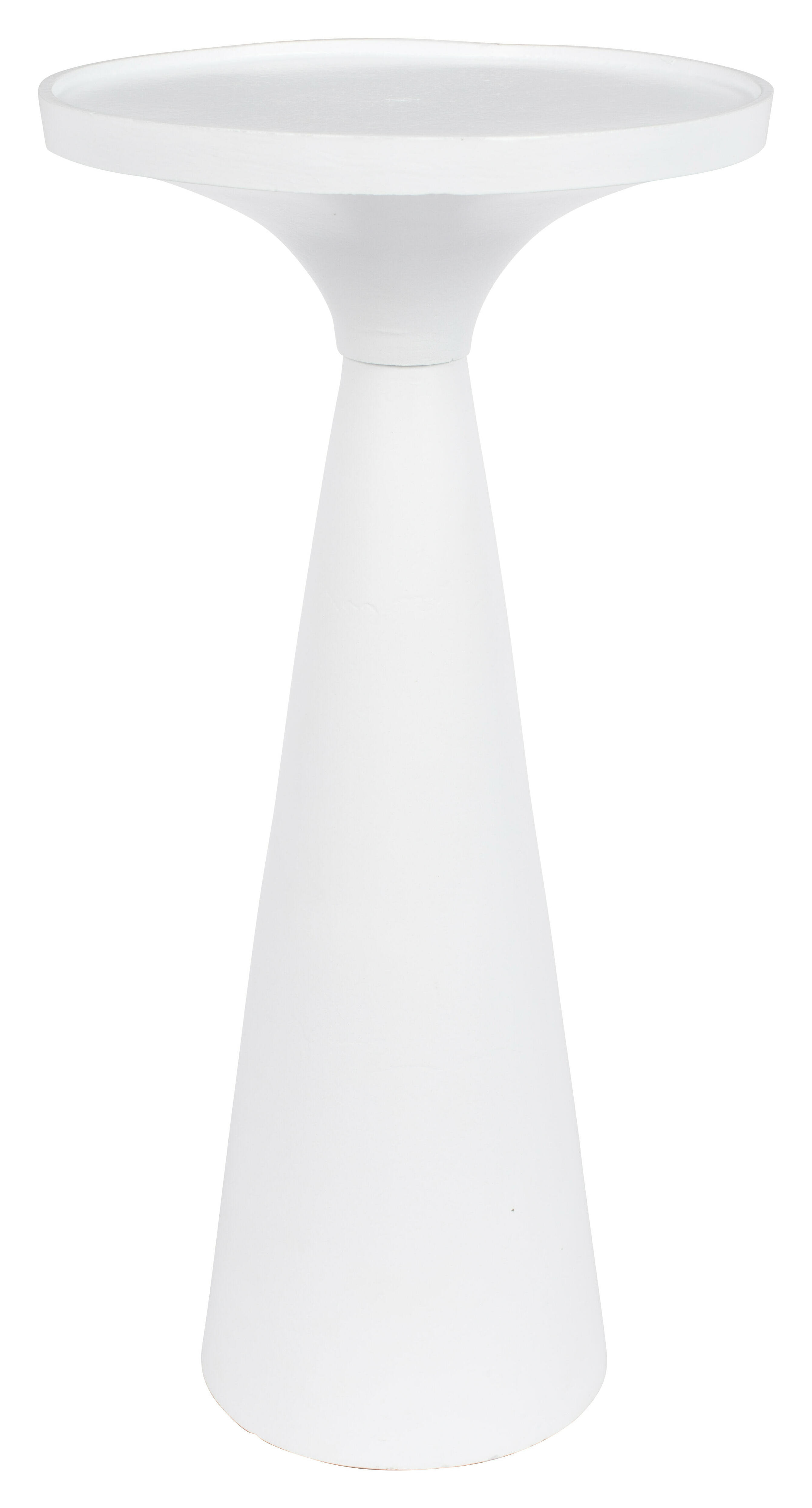 Zuiver Ronde Bijzettafel 'Floss' 28cm, kleur Wit