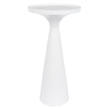 Zuiver Ronde Bijzettafel 'Floss' 28cm, kleur Wit