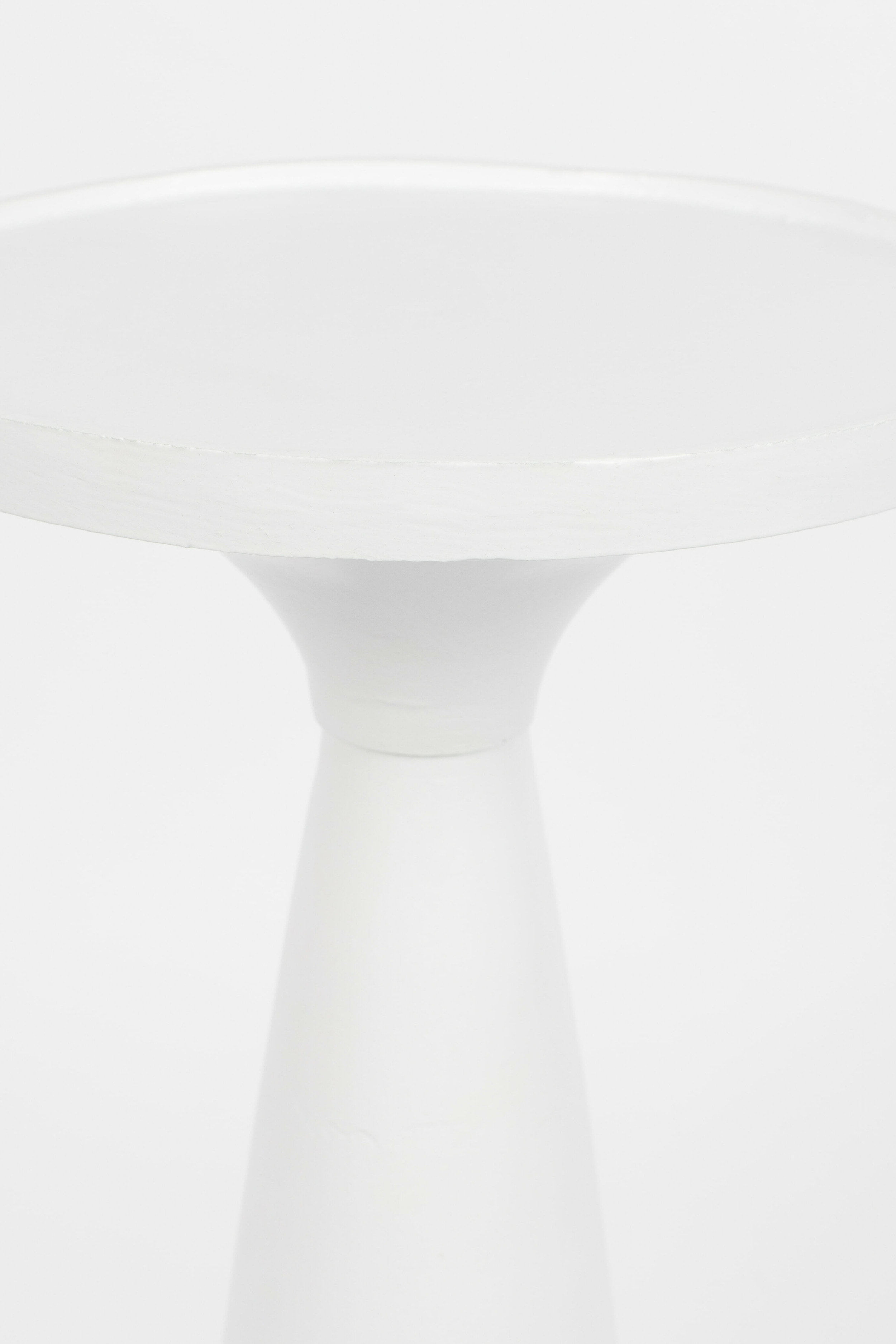 Zuiver Ronde Bijzettafel 'Floss' 28cm, kleur Wit