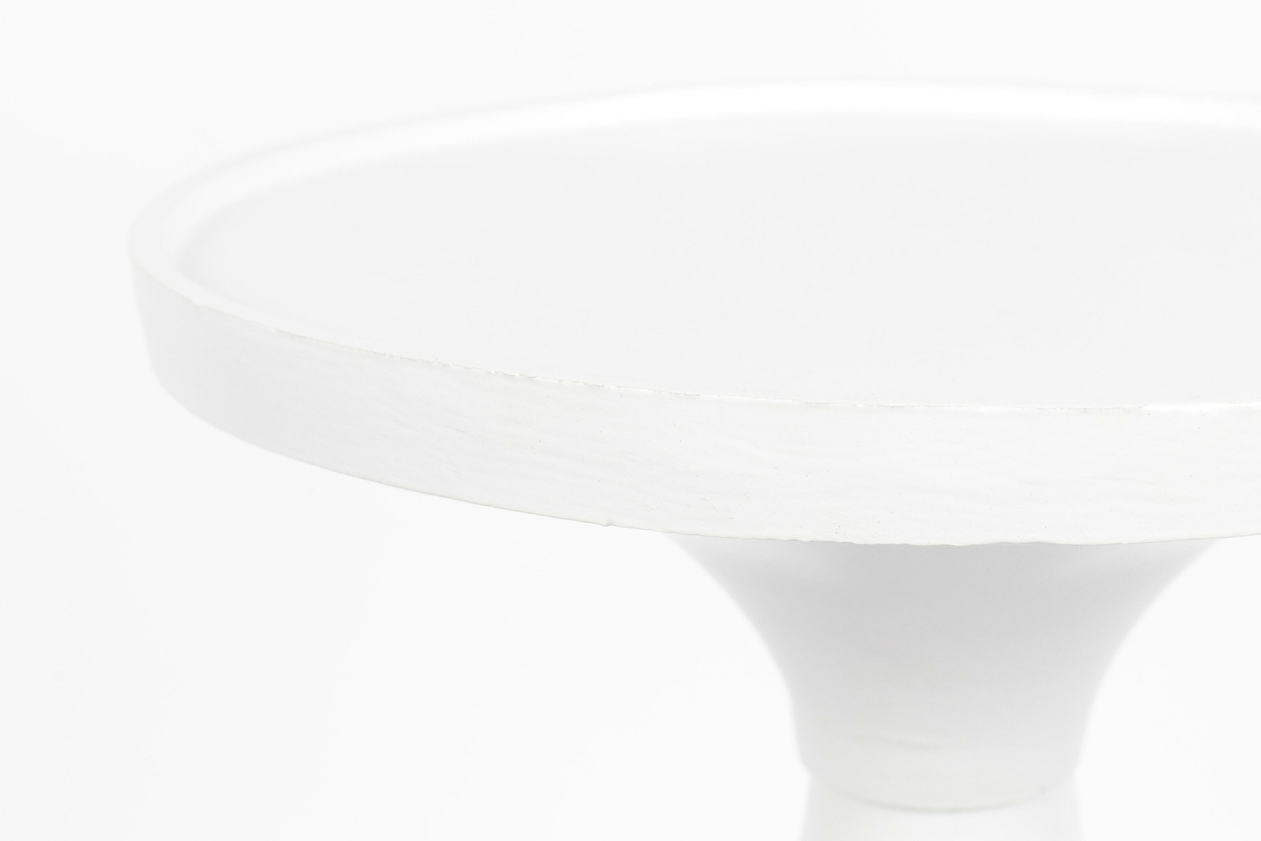 Zuiver Ronde Bijzettafel 'Floss' 28cm, kleur Wit