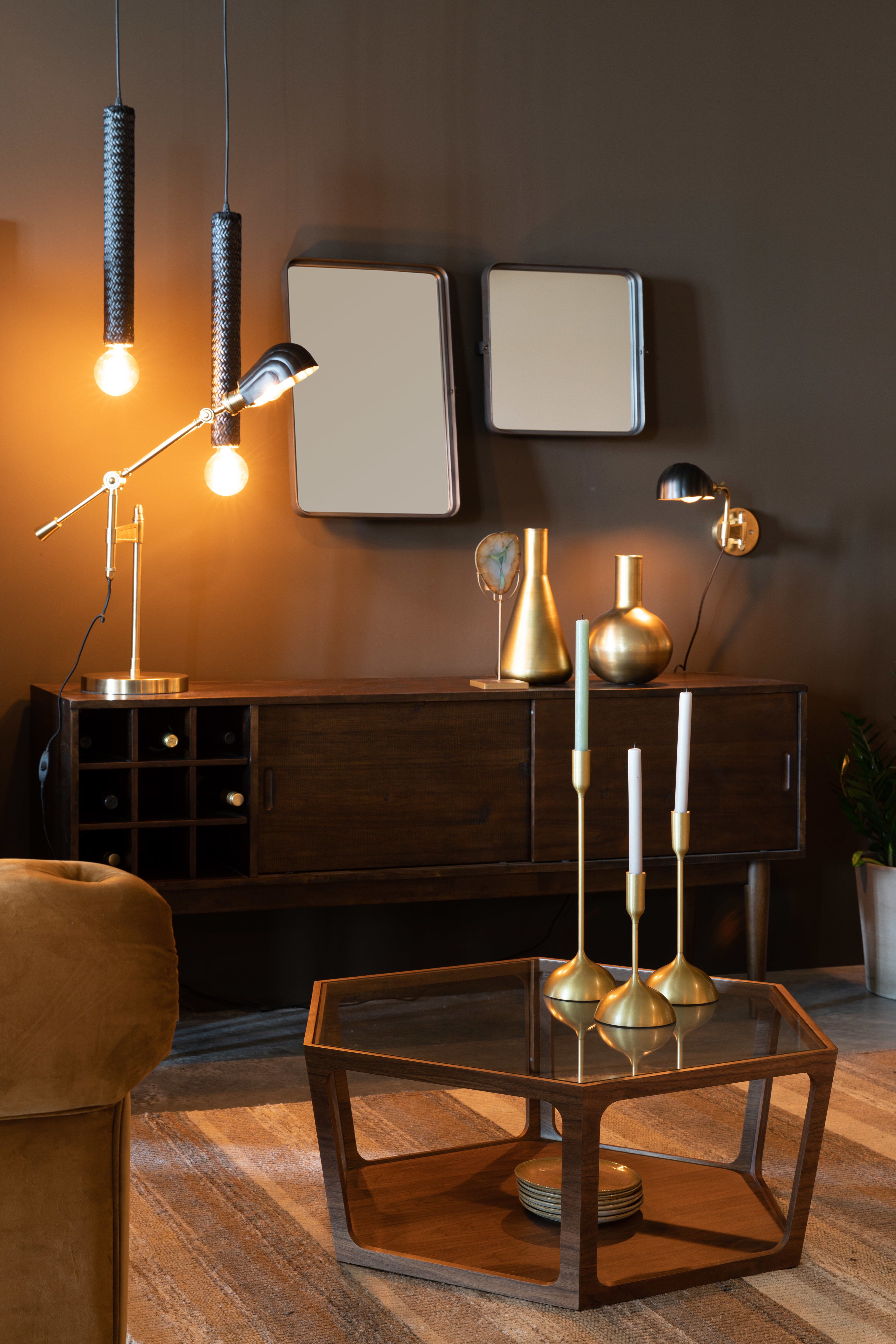 Dutchbone Salontafel 'Sita' 92.5 x 80cm