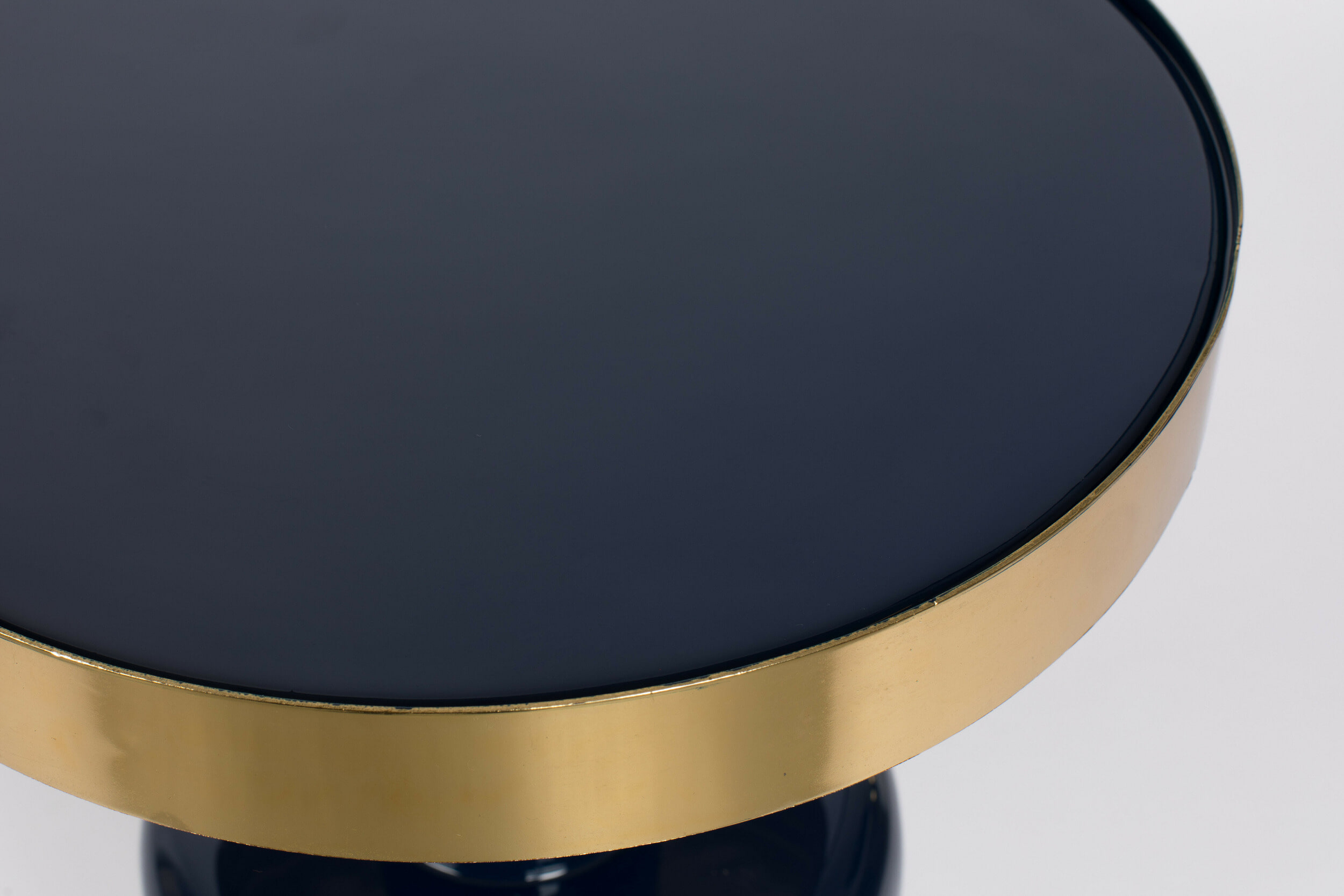 Zuiver Ronde Bijzettafel 'Glam' 36cm, kleur Blauw