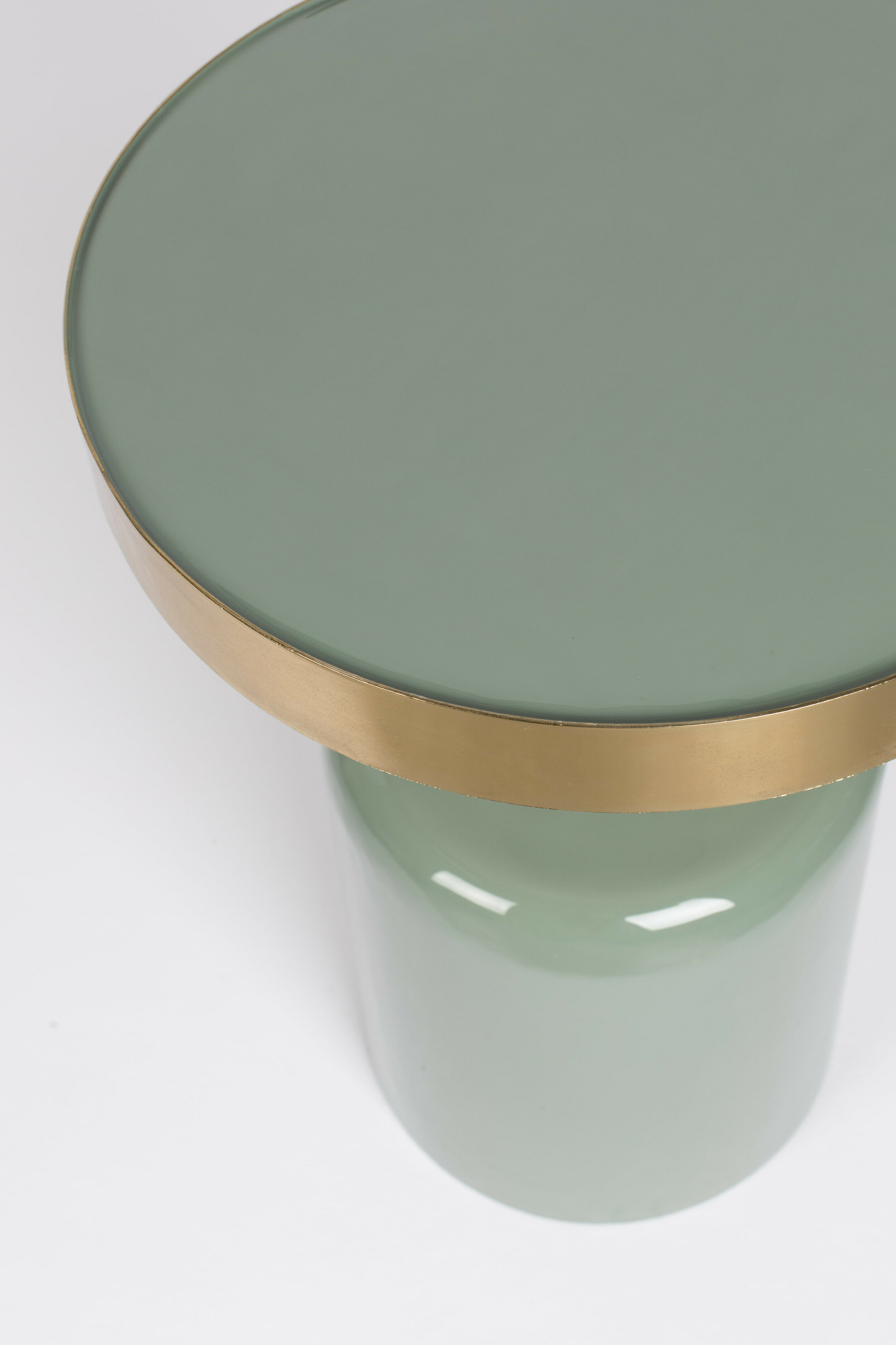 Zuiver Ronde Bijzettafel 'Glam' 36cm, kleur Groen