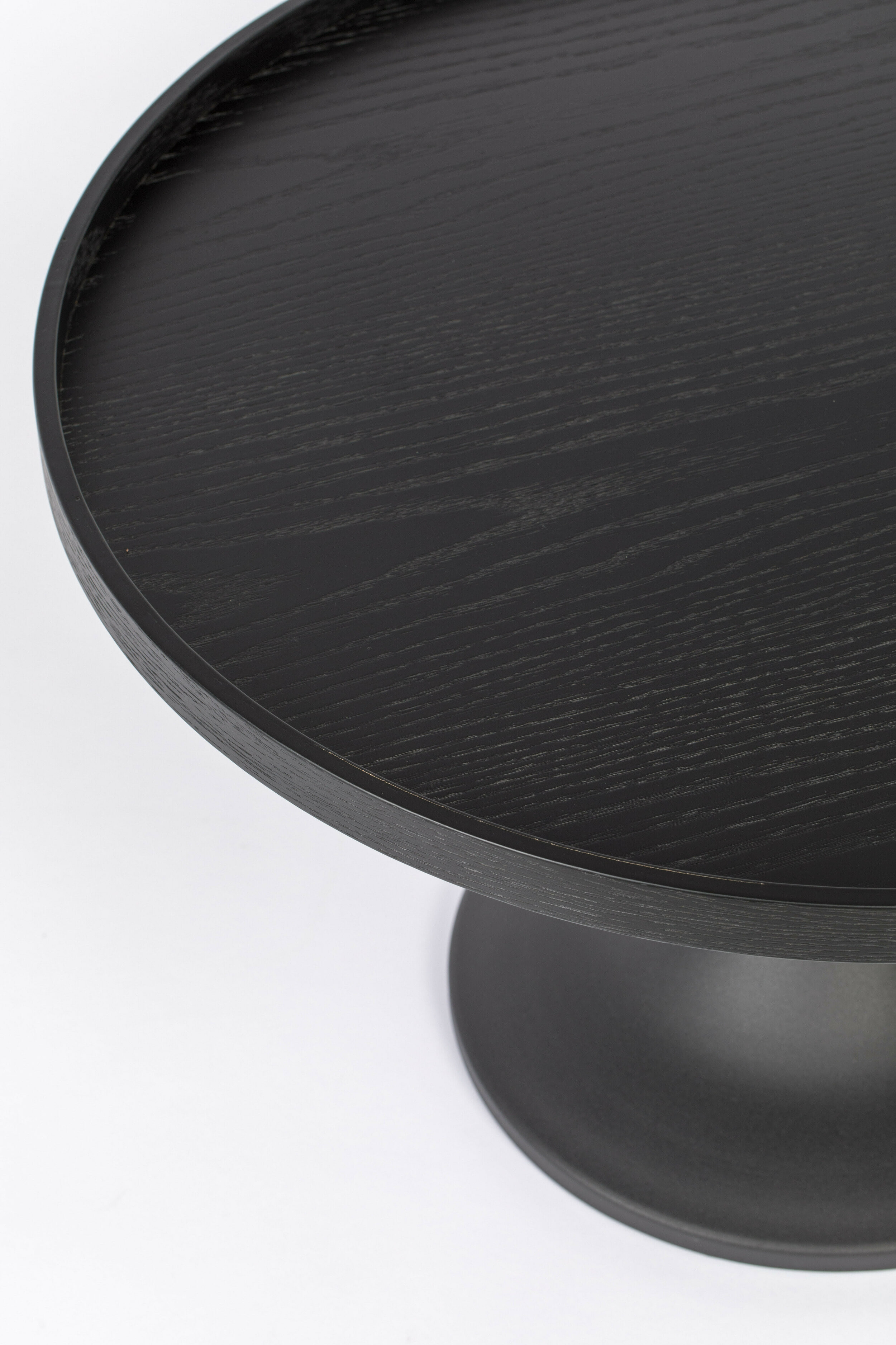Zuiver Ronde Salontafel 'Jason' 69cm, kleur Zwart