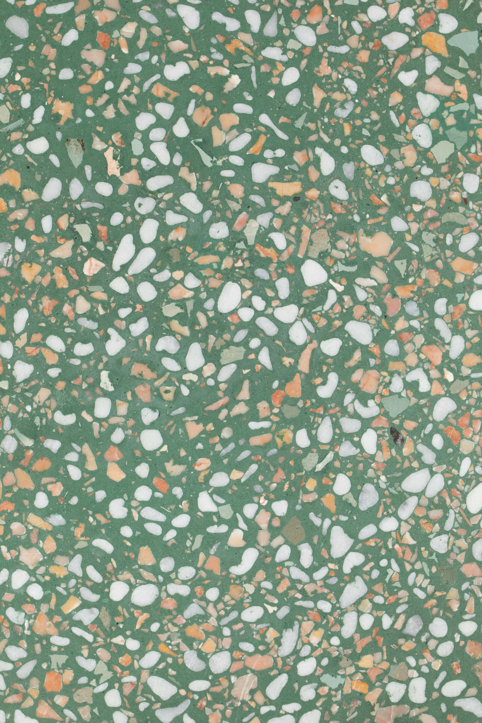 Zuiver Ronde Bijzettafel 'Victoria' Terrazzo, 41cm, kleur Groen