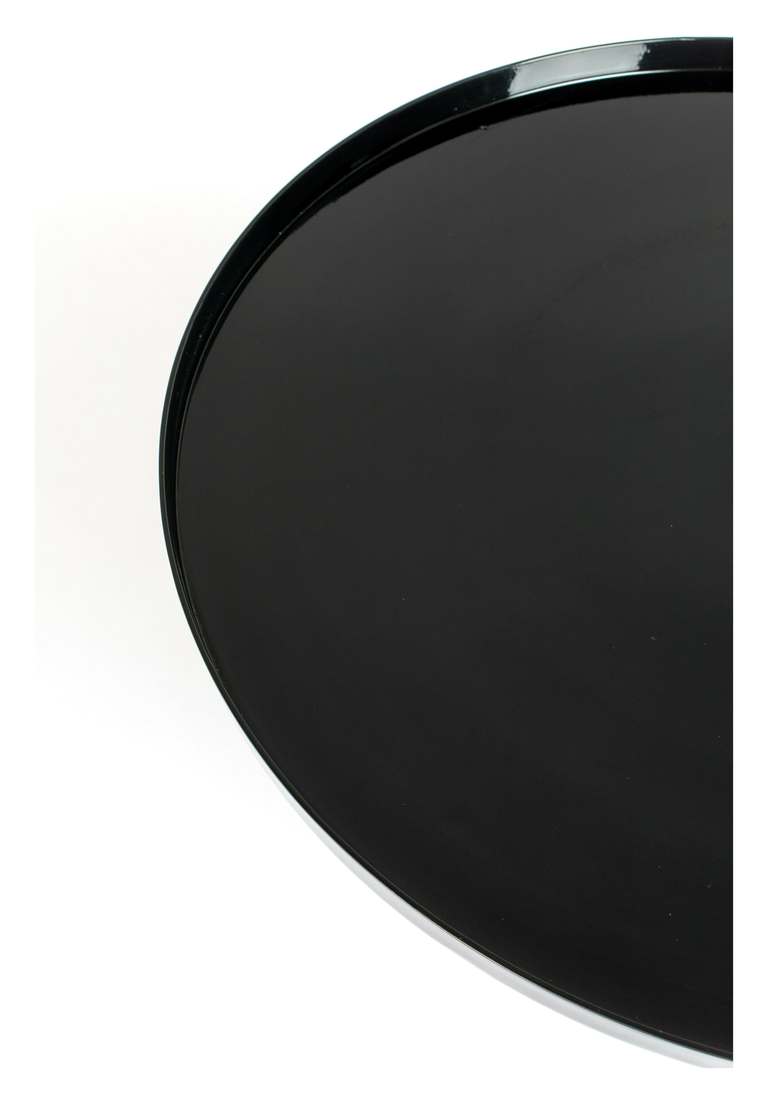 Zuiver Ronde Salontafel 'Shiny Bomb' 67cm, kleur Zwart