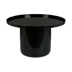 Zuiver Ronde Salontafel 'Shiny Bomb' 67cm, kleur Zwart