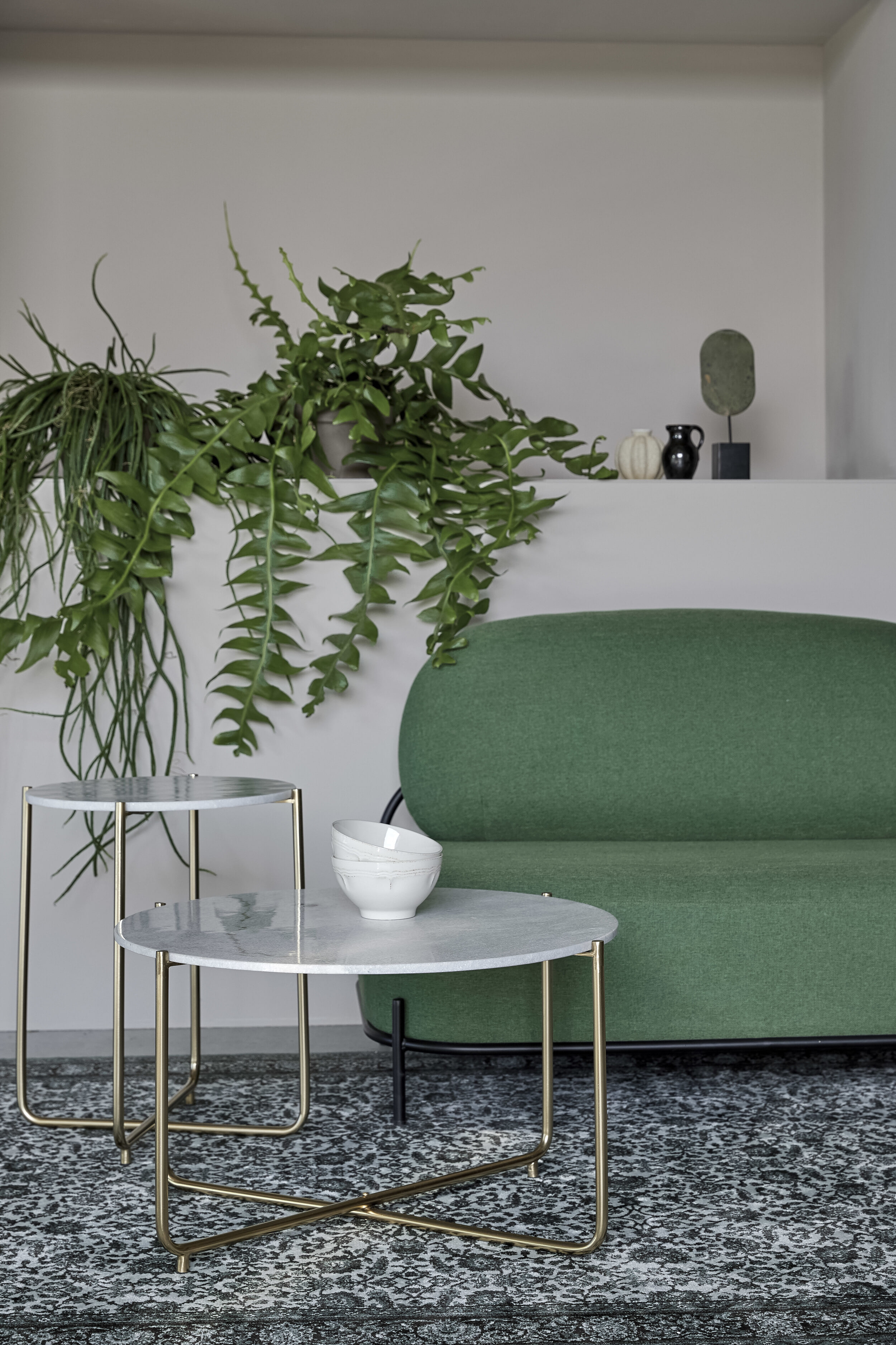 ZILT Salontafel 'Timpa' 70cm, wit marmer