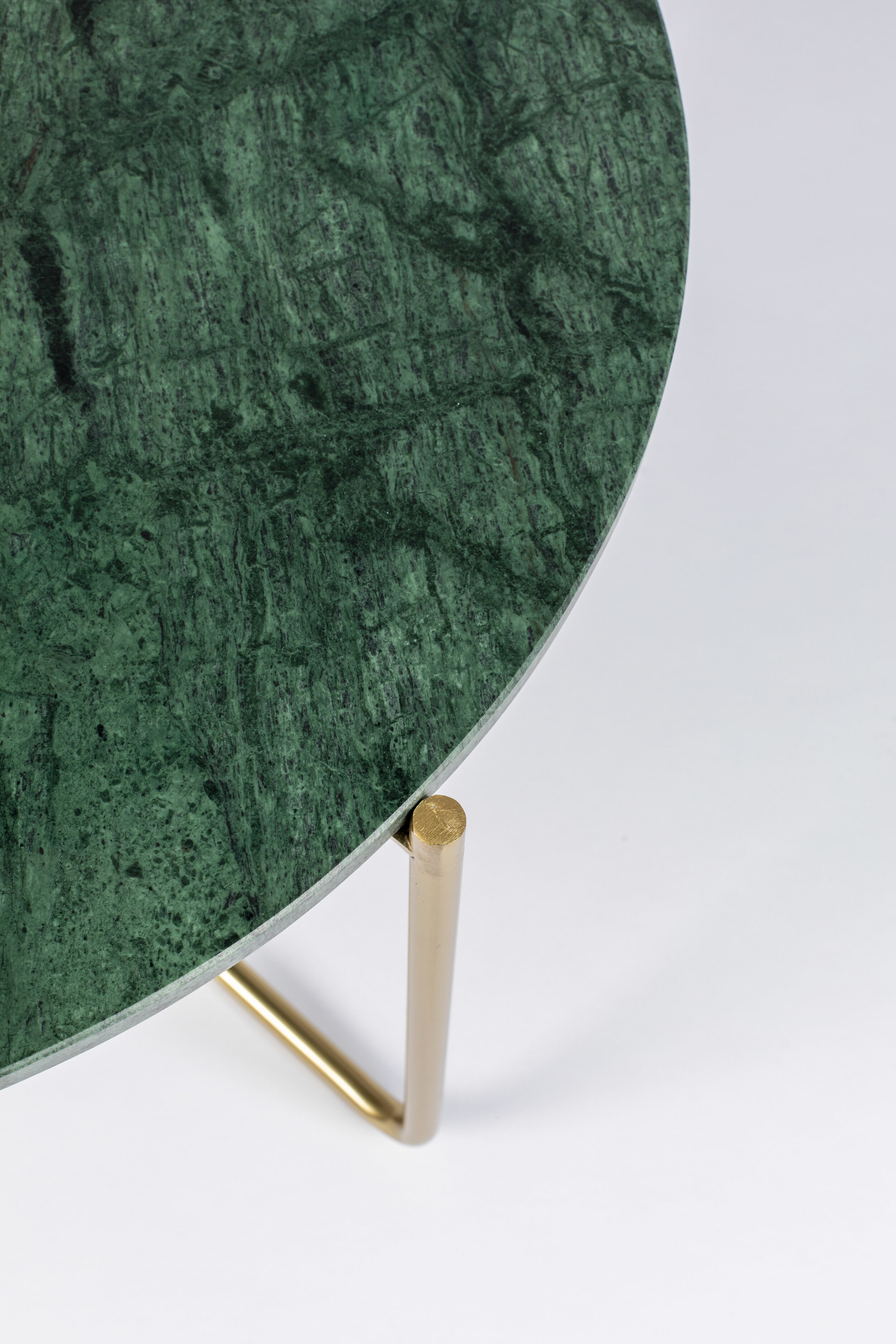 ZILT Salontafel 'Timpa' 70cm, groen marmer