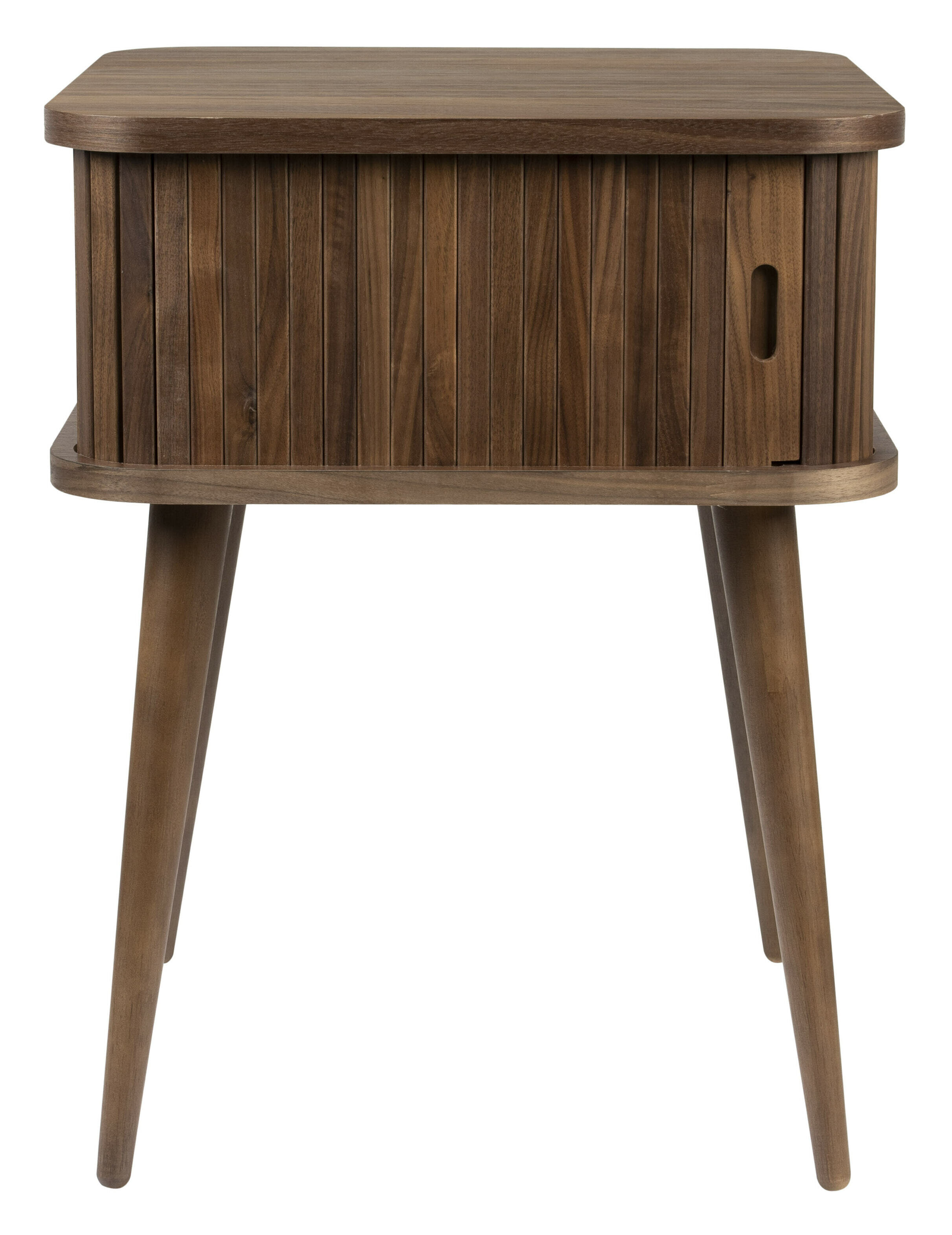 Zuiver Bijzettafel/Nachtkastje 'Barbier' Walnoothout, kleur Bruin