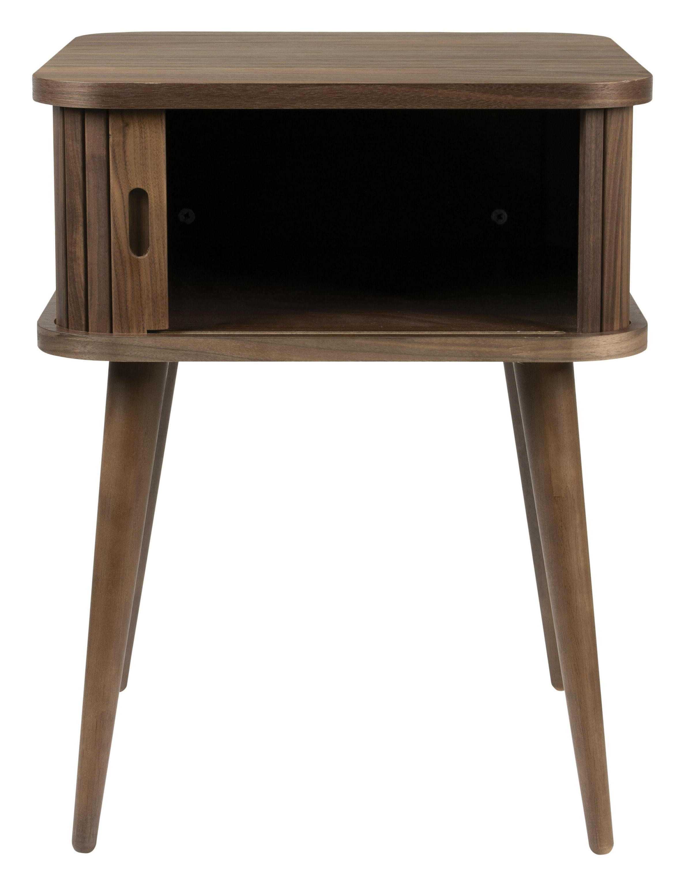 Zuiver Bijzettafel/Nachtkastje 'Barbier' Walnoothout, kleur Bruin