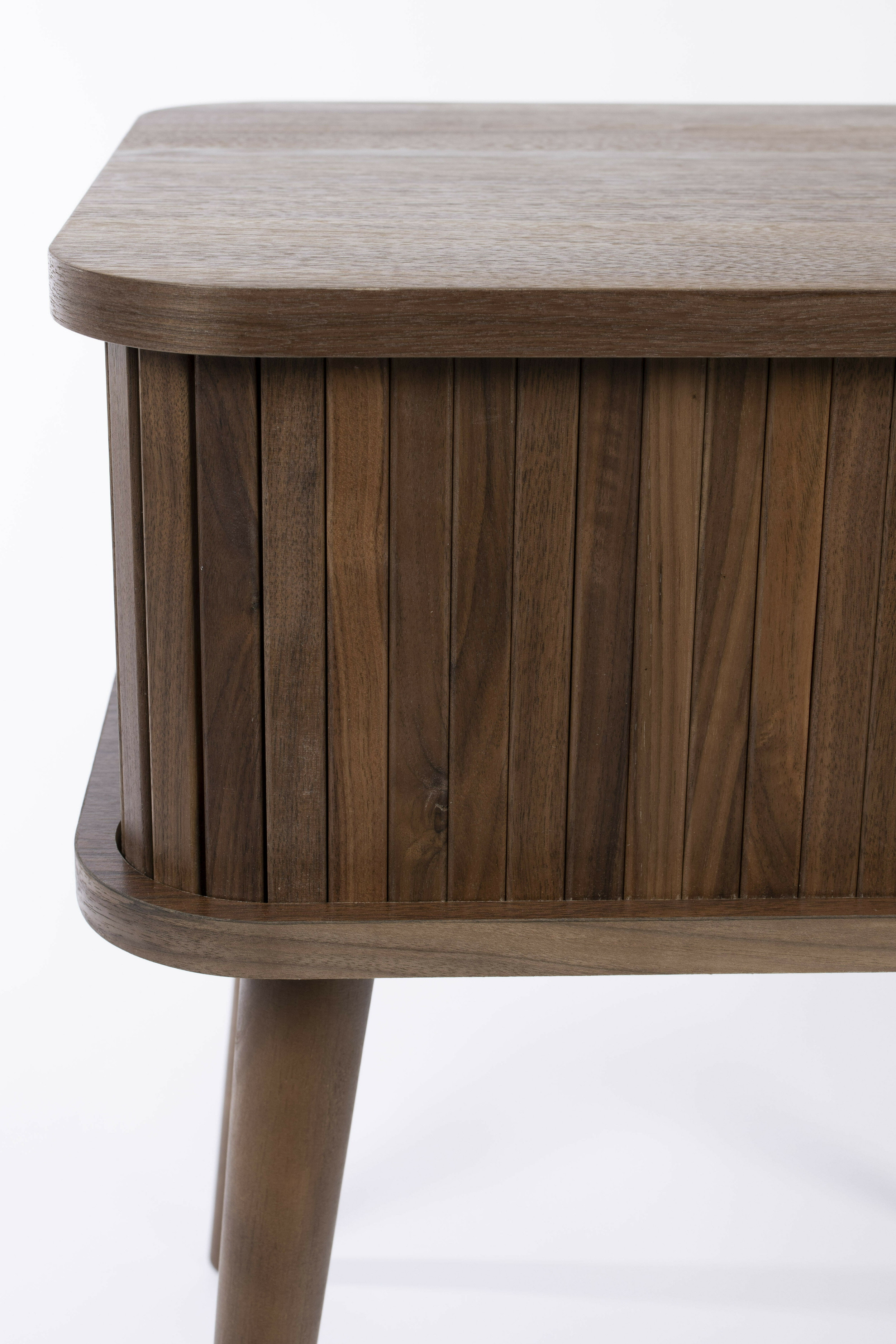 Zuiver Bijzettafel/Nachtkastje 'Barbier' Walnoothout, kleur Bruin