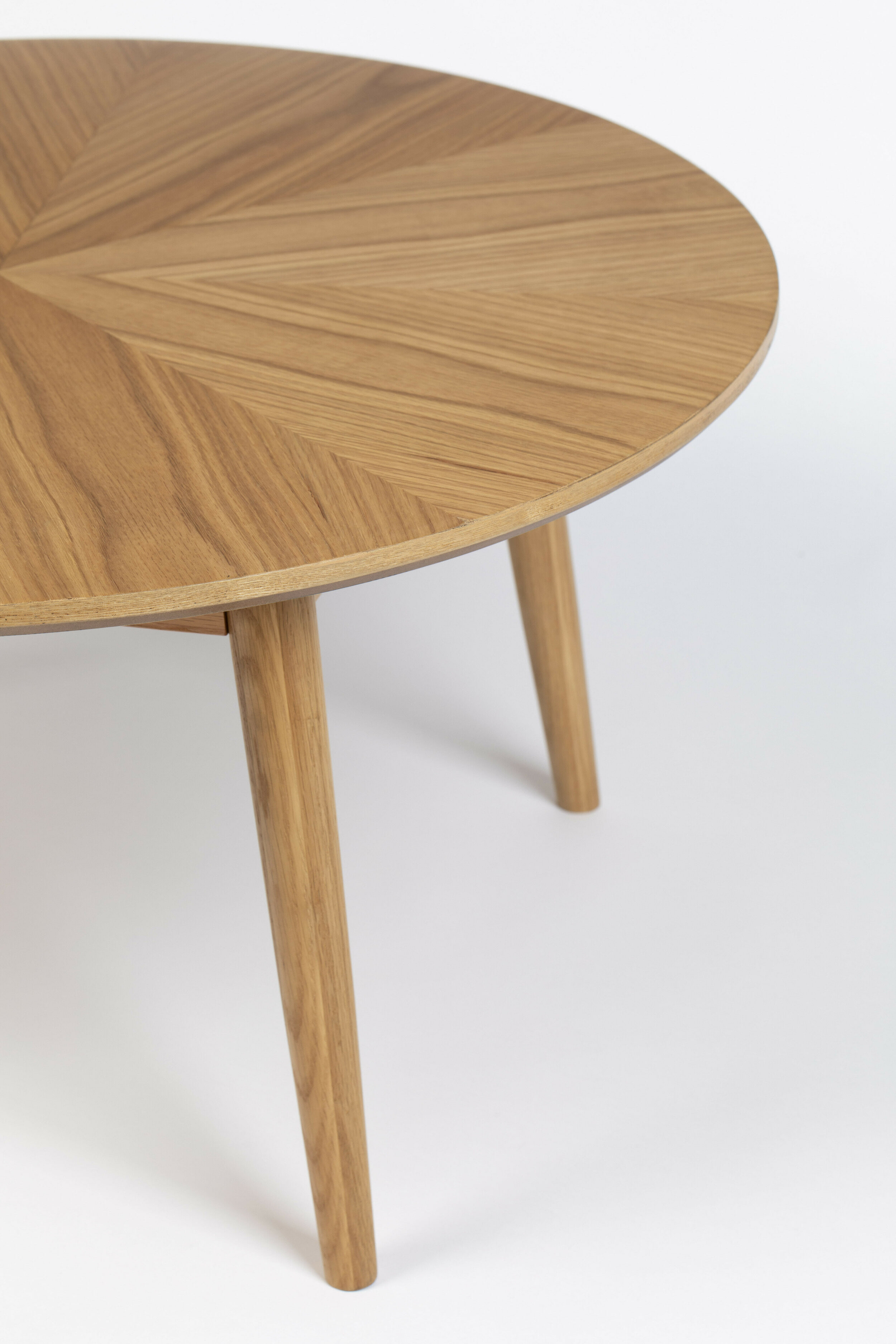 ZILT Ronde Salontafel 'Memo' Eikenhout, 80cm, kleur Naturel