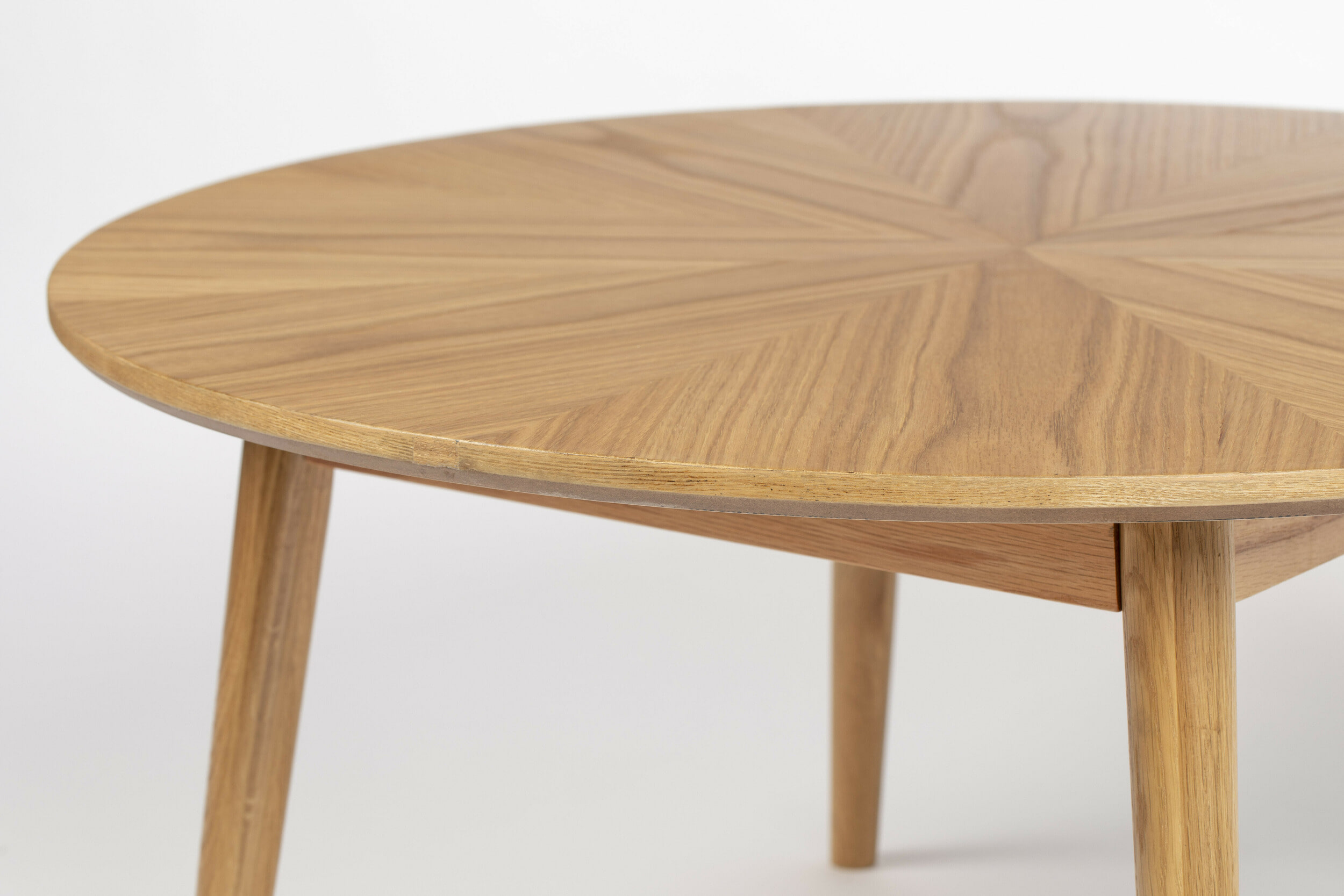 ZILT Ronde Salontafel 'Memo' Eikenhout, 80cm, kleur Naturel