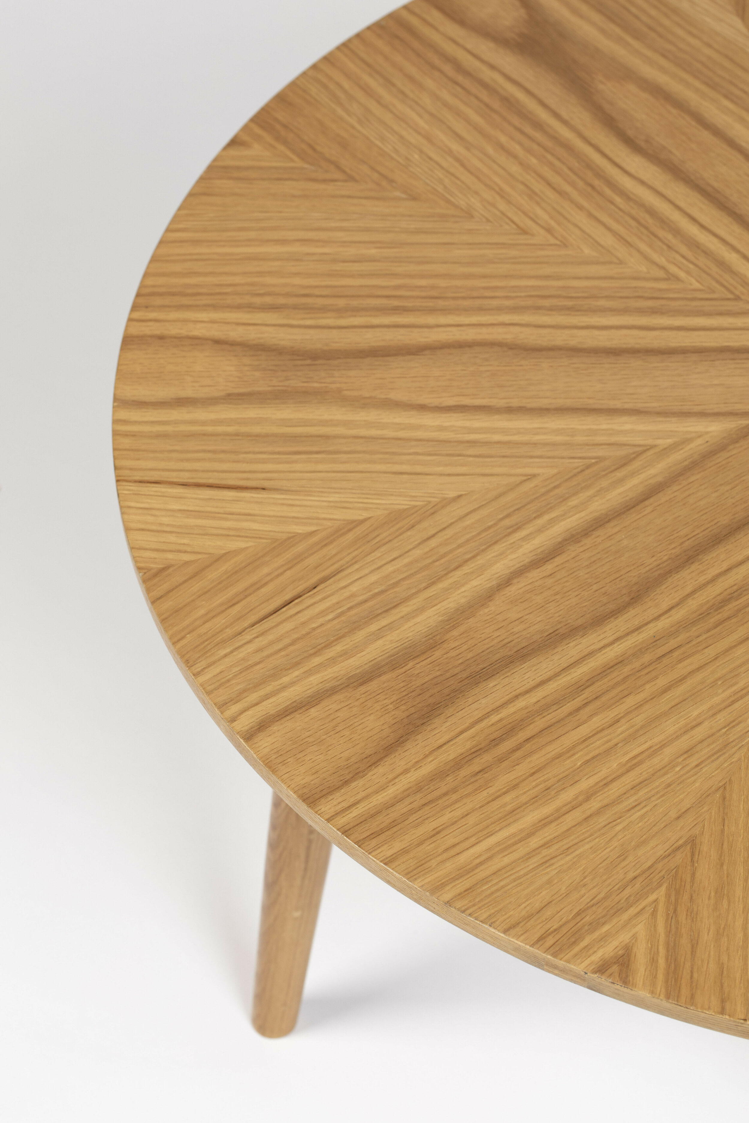 ZILT Ronde Salontafel 'Memo' Eikenhout, 80cm, kleur Naturel