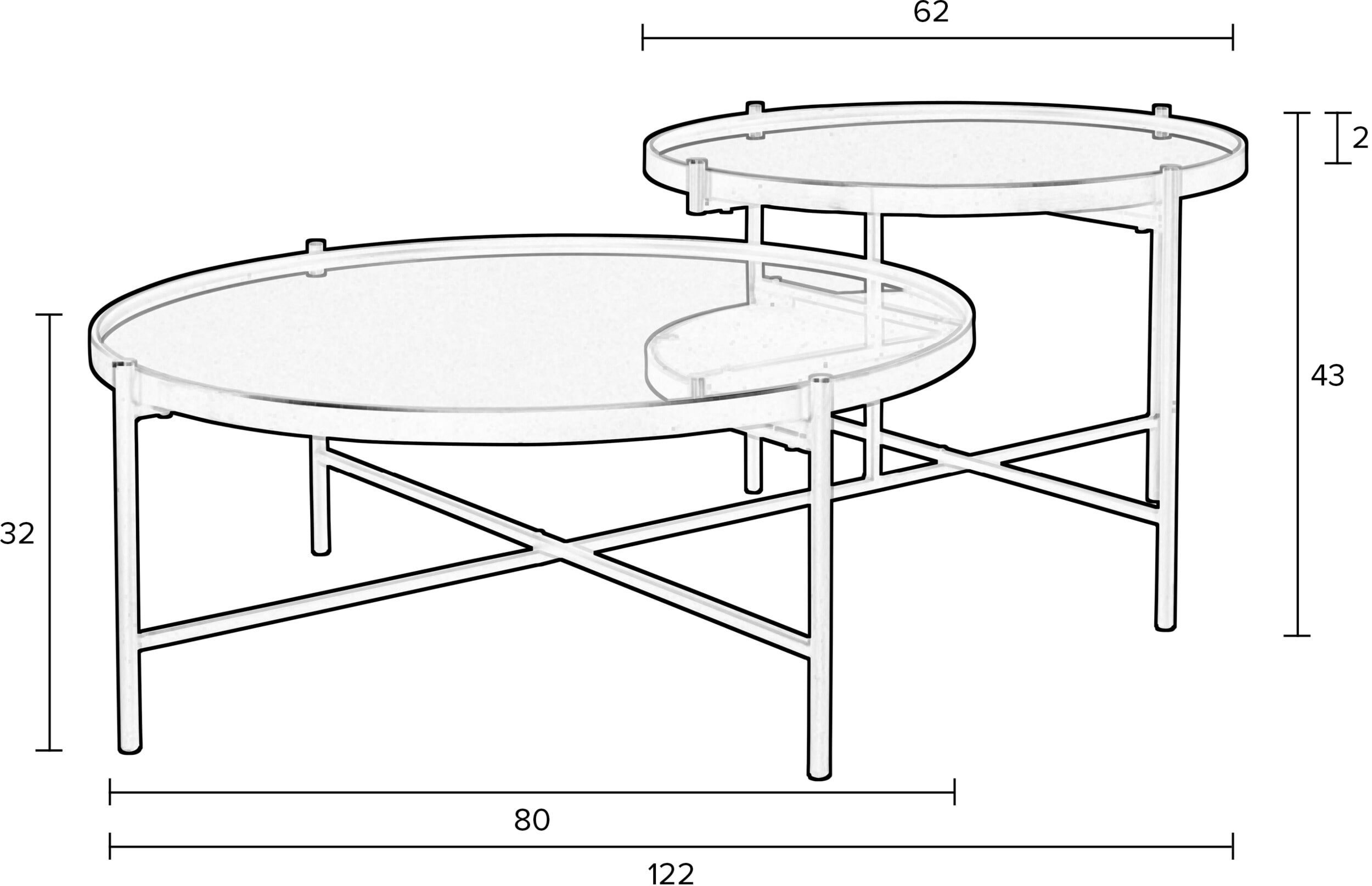 ZILT Salontafel 'Marigold'