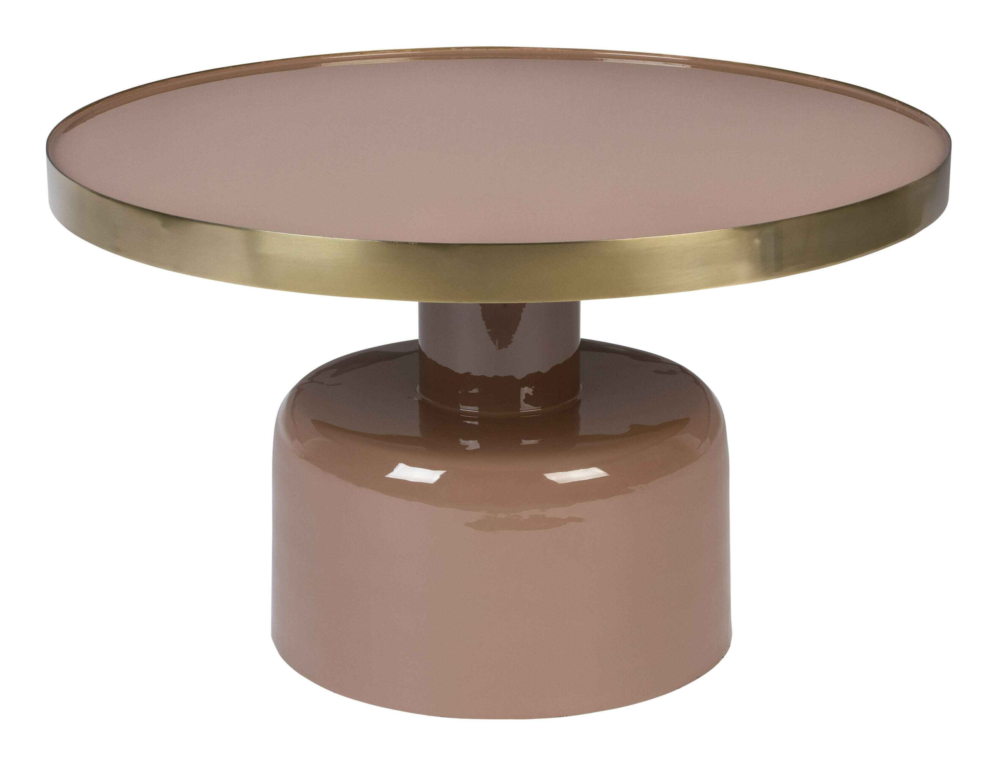 Zuiver Ronde Salontafel 'Glam' 60cm, kleur Roze