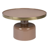 Zuiver Ronde Salontafel 'Glam' 60cm, kleur Roze