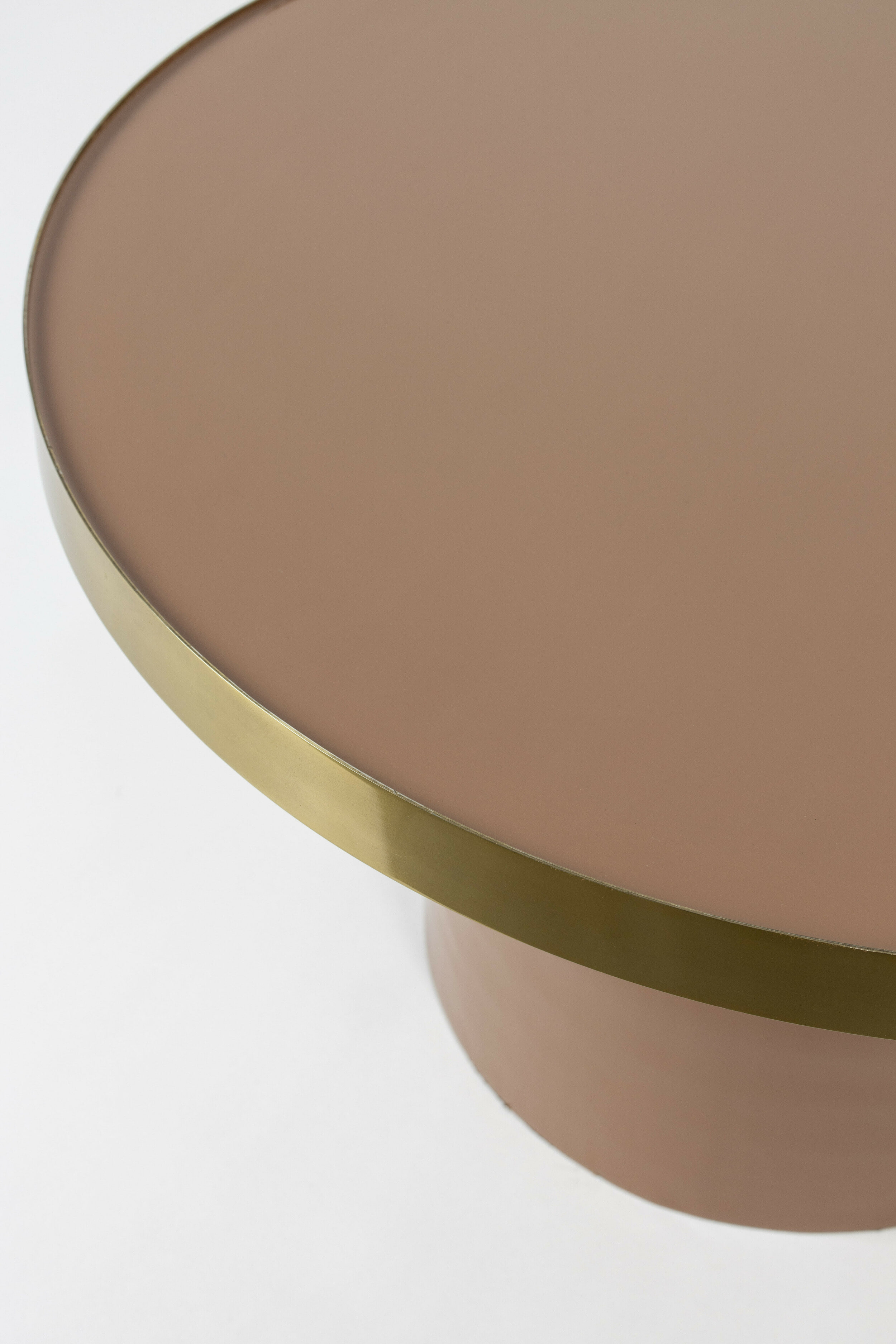 Zuiver Ronde Salontafel 'Glam' 60cm, kleur Roze