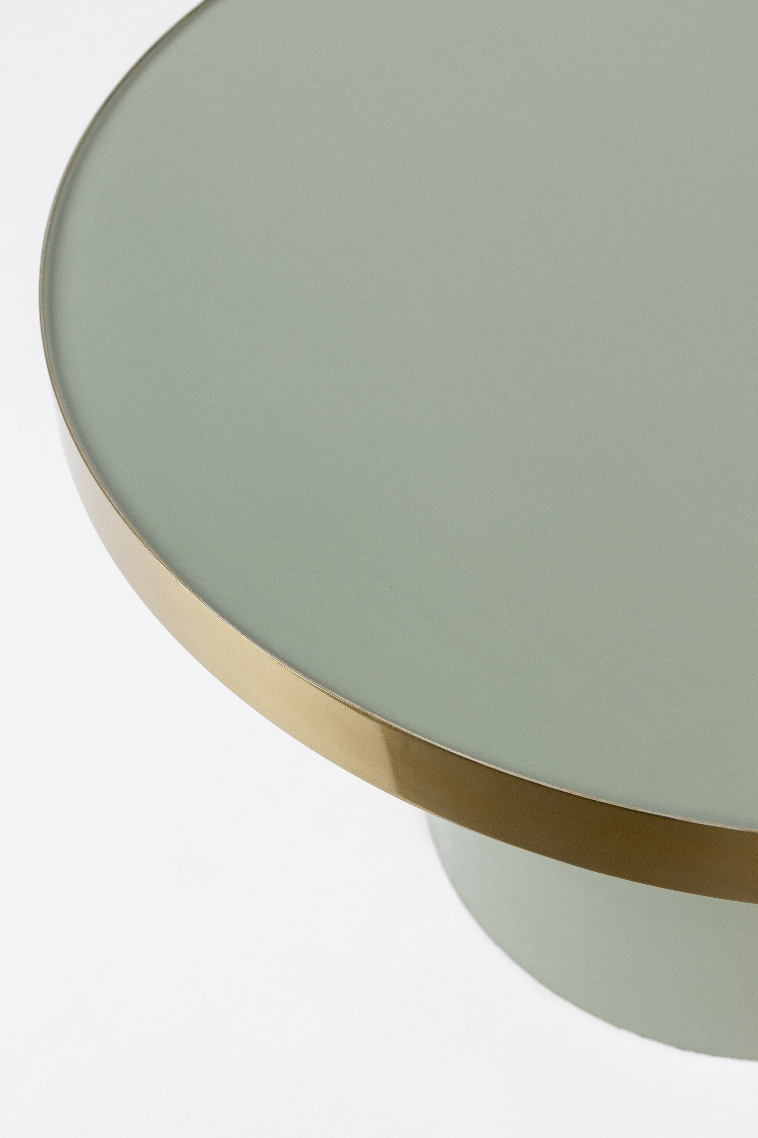 Zuiver Ronde Salontafel 'Glam' 60cm, kleur Groen