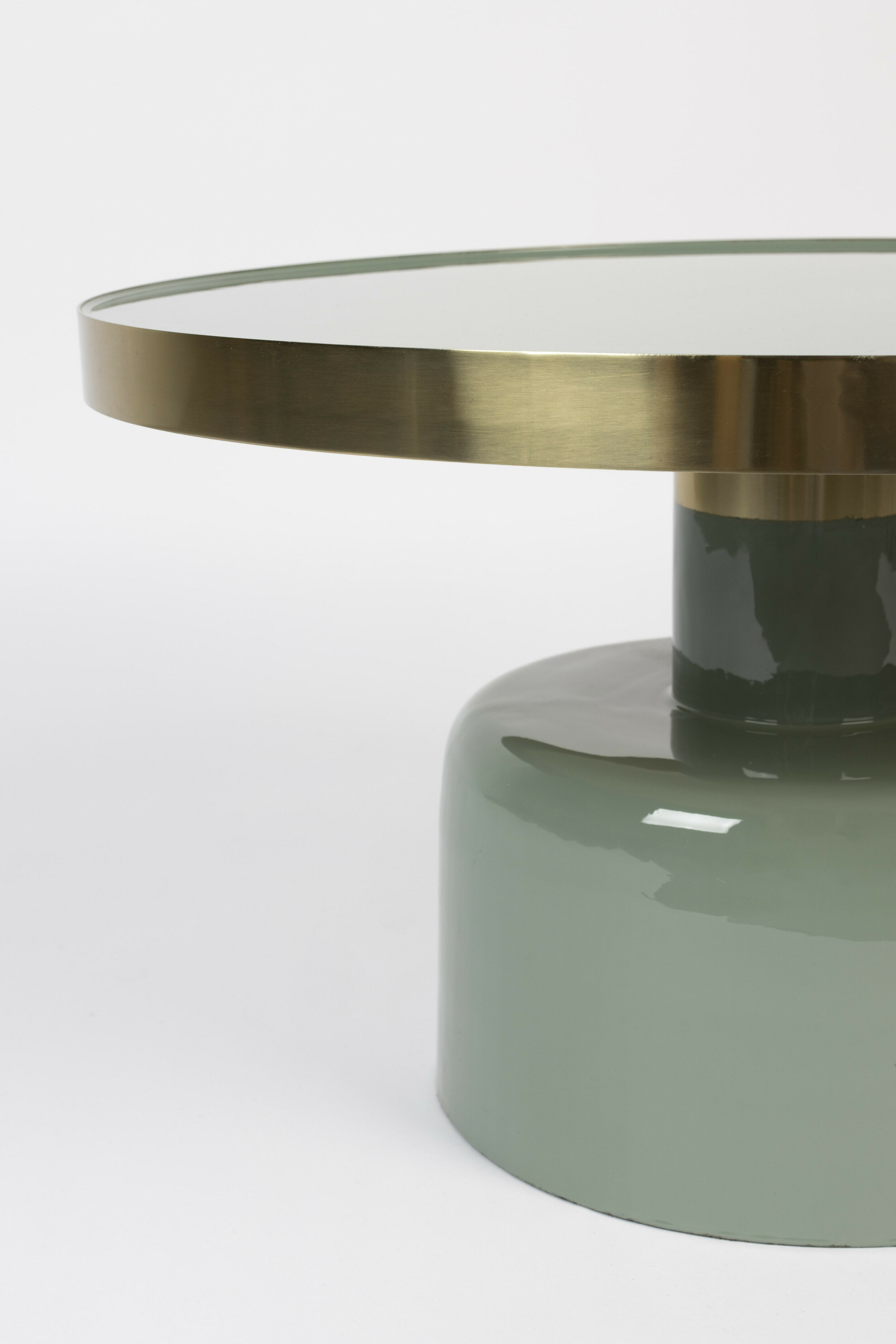 Zuiver Ronde Salontafel 'Glam' 60cm, kleur Groen