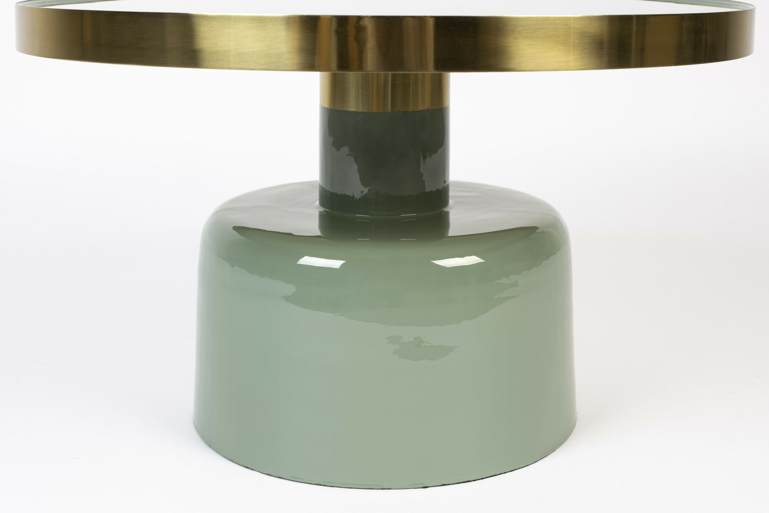 Zuiver Ronde Salontafel 'Glam' 60cm, kleur Groen