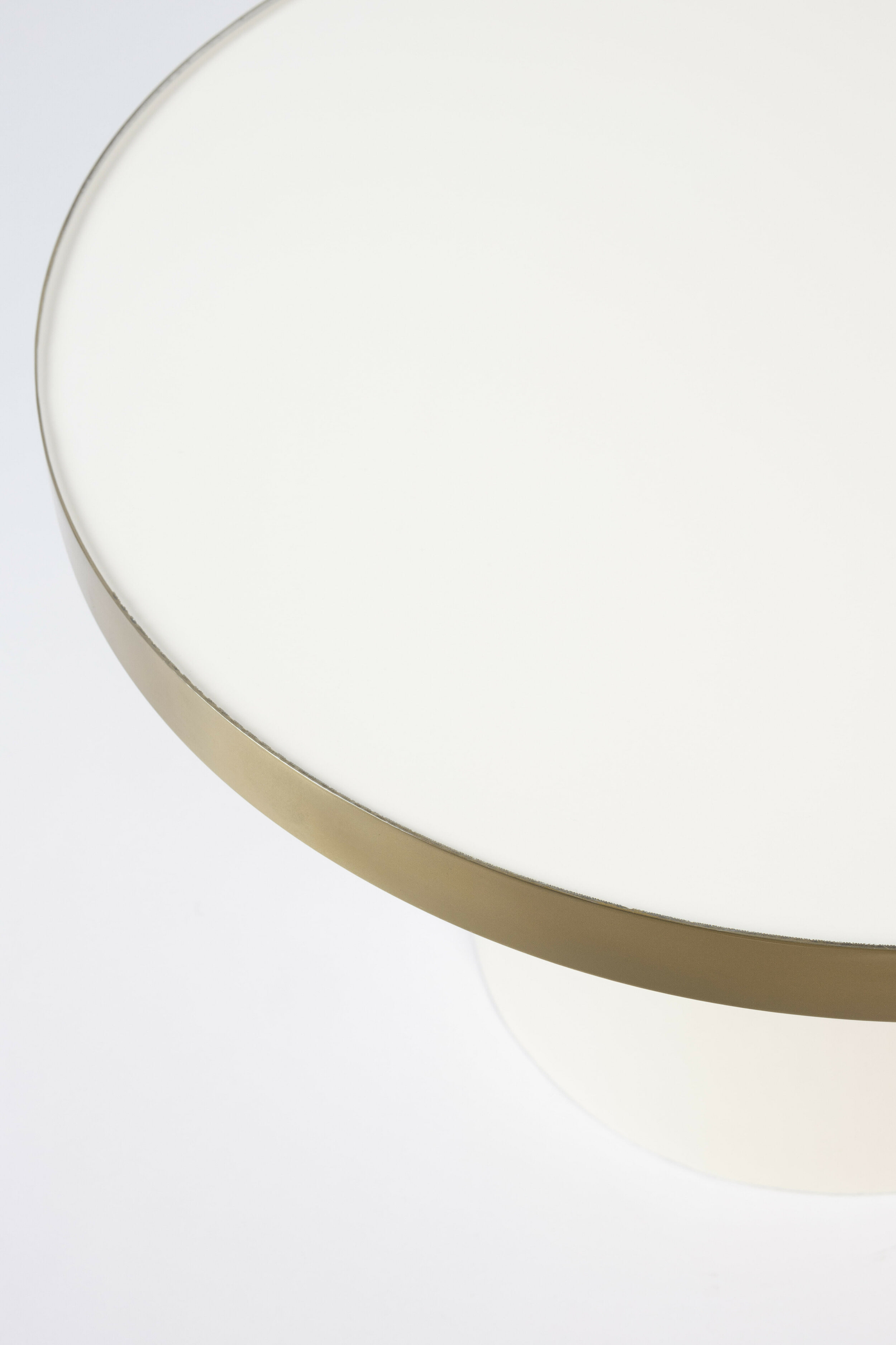Zuiver Ronde Salontafel 'Glam' 60cm, kleur Wit