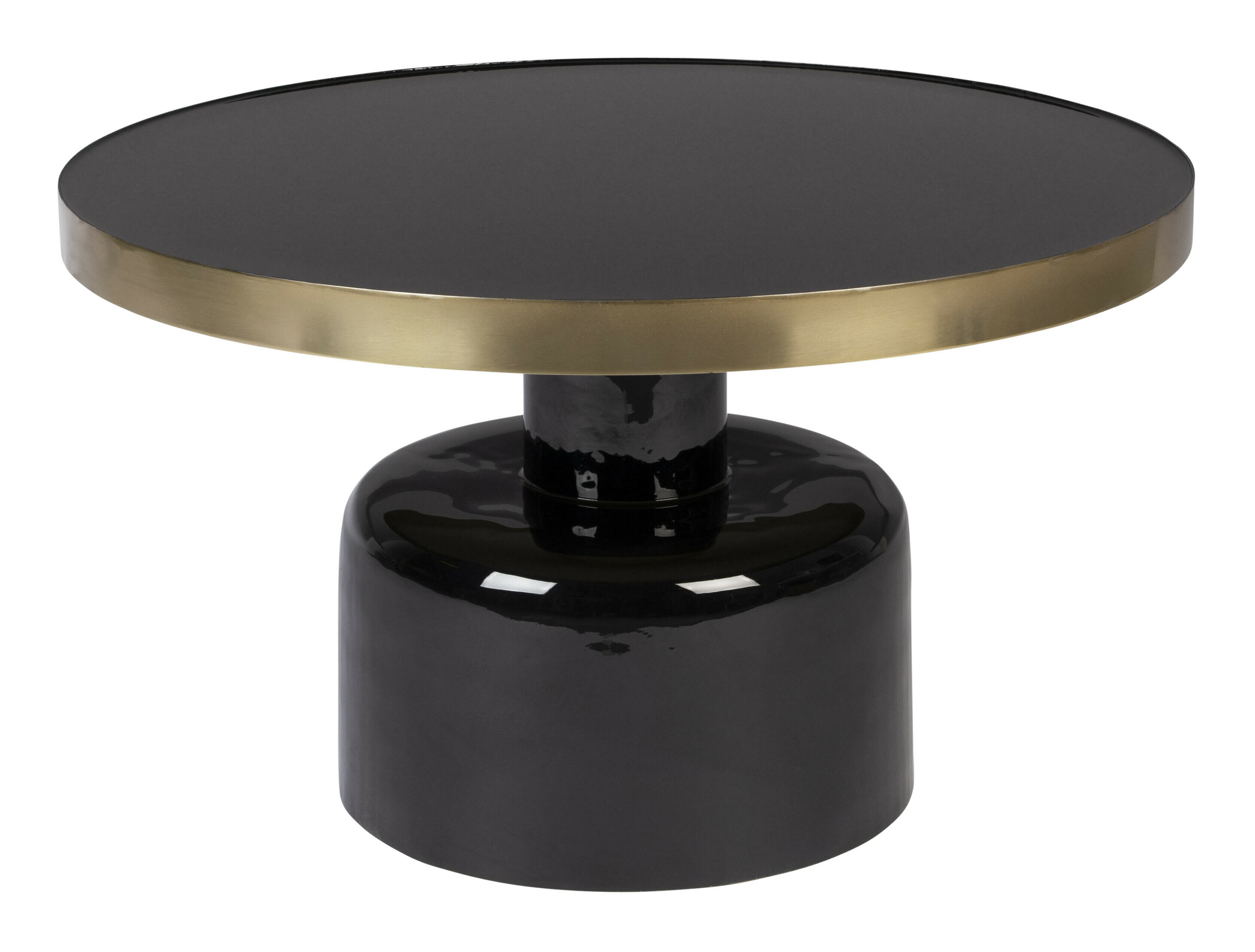 Zuiver Ronde Salontafel 'Glam' 60cm, kleur Zwart