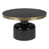 Zuiver Ronde Salontafel 'Glam' 60cm, kleur Zwart