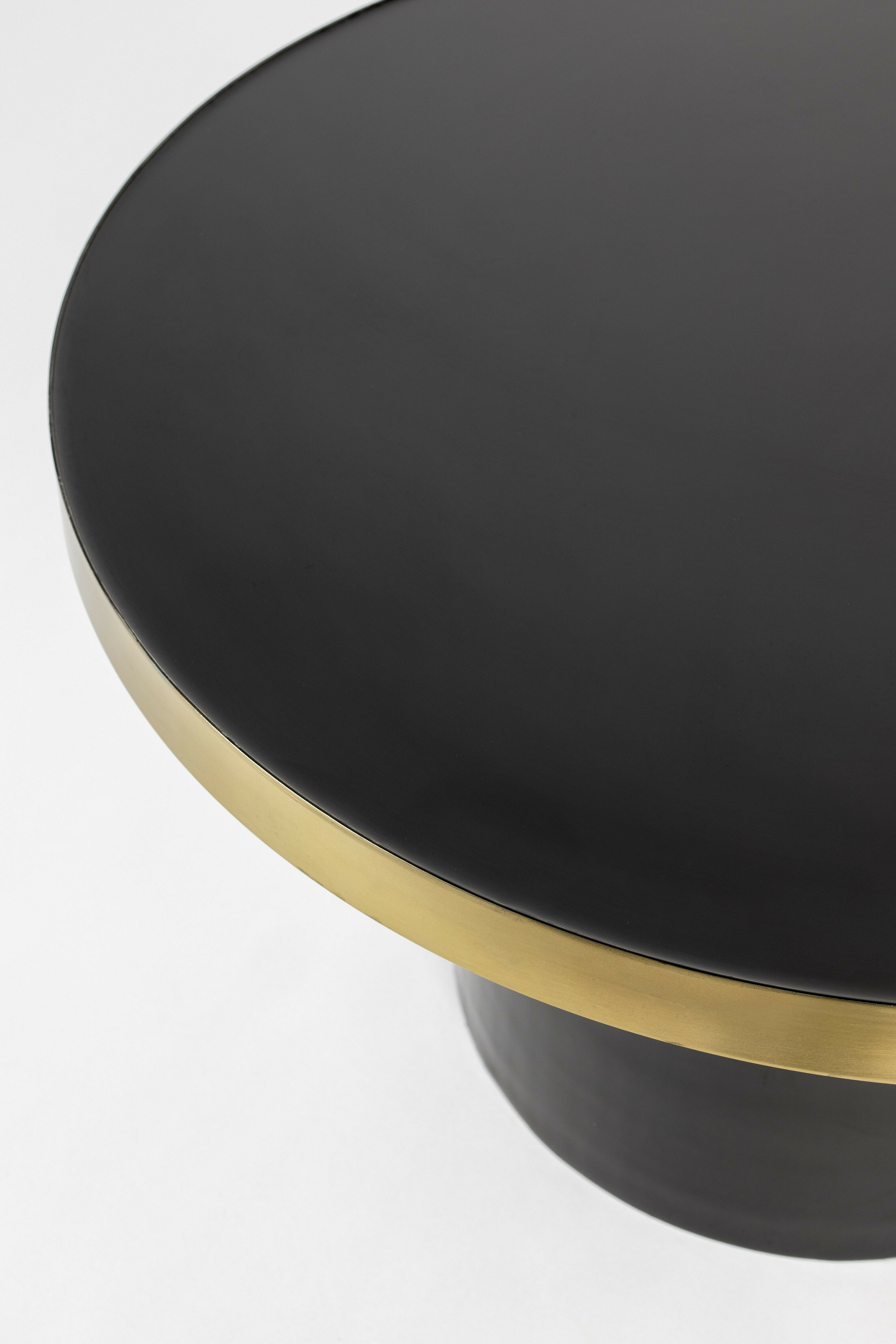 Zuiver Ronde Salontafel 'Glam' 60cm, kleur Zwart