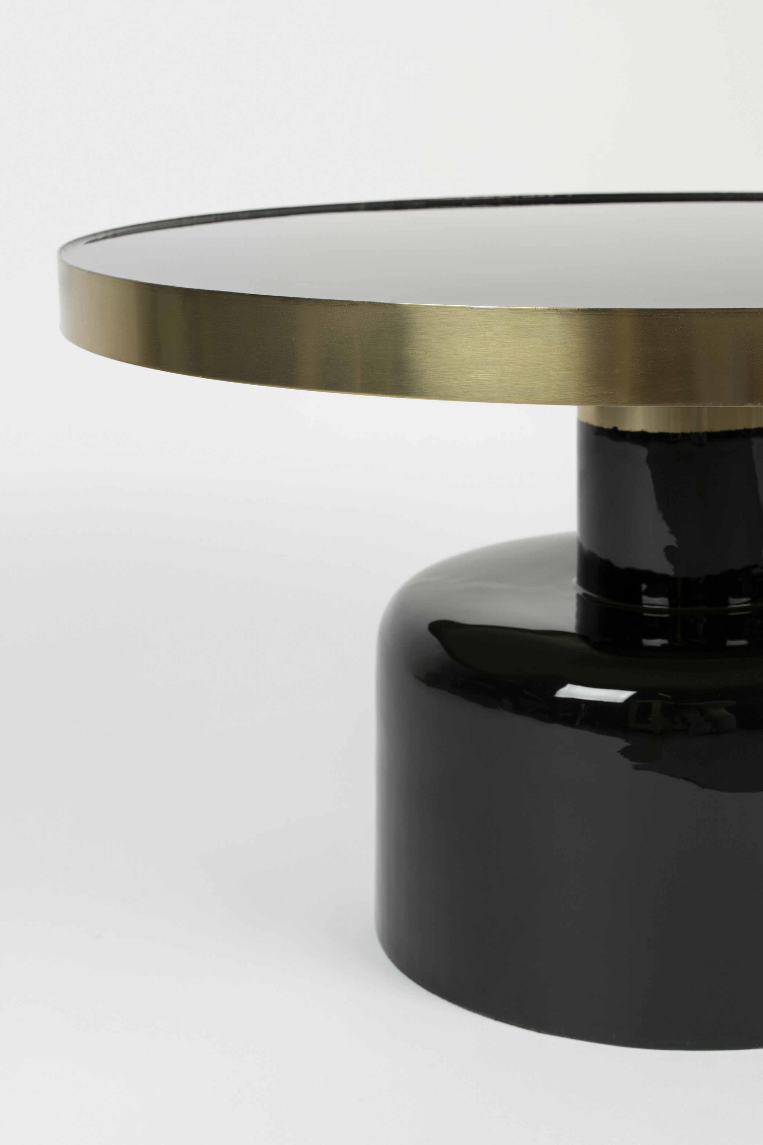 Zuiver Ronde Salontafel 'Glam' 60cm, kleur Zwart