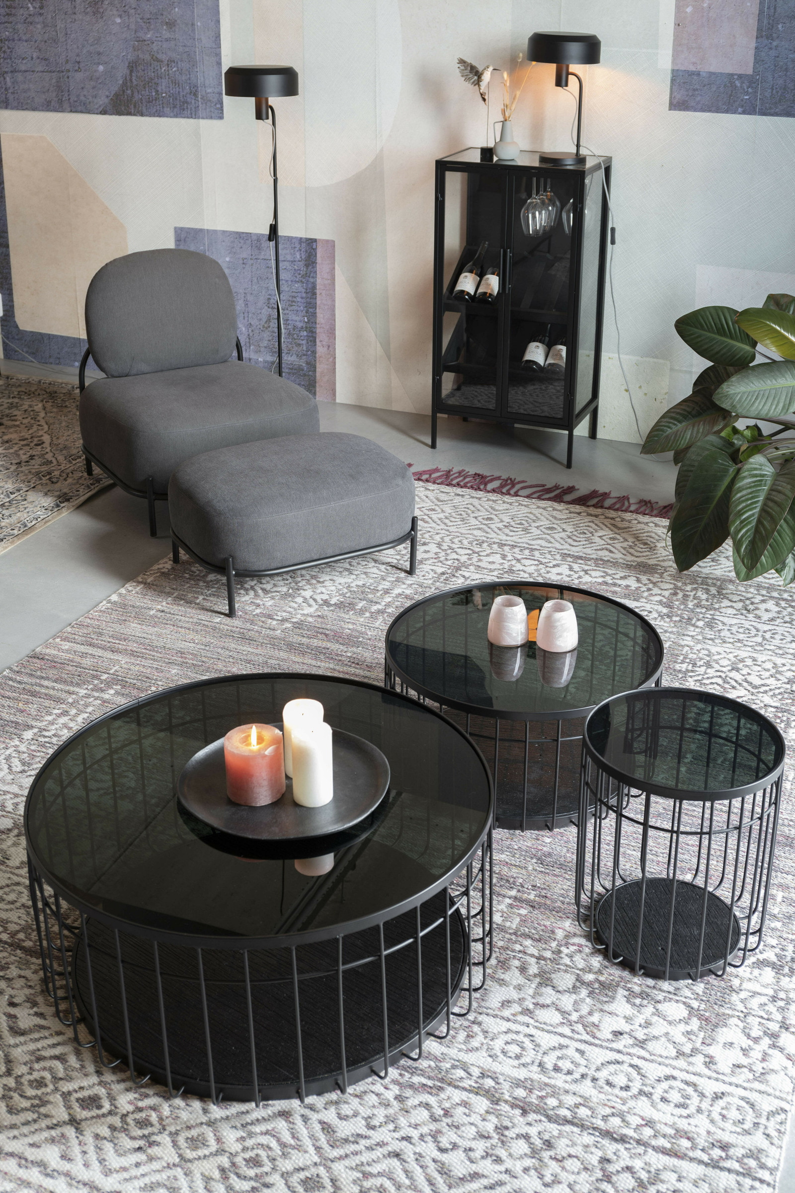 ZILT Ronde Salontafel 'Talles' Glas, 60cm