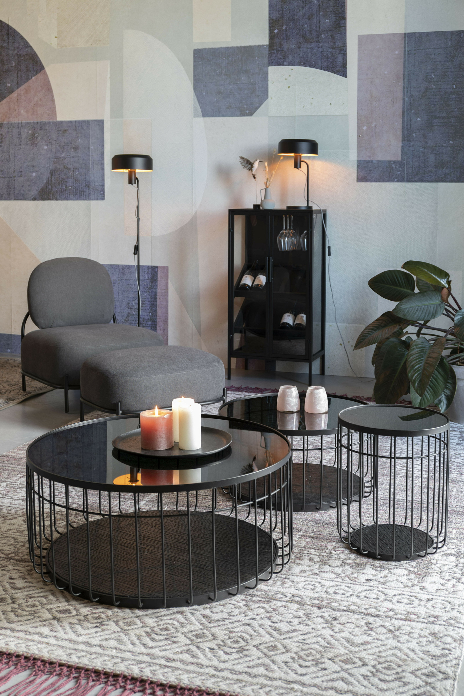 ZILT Ronde Salontafel 'Talles' Glas, 60cm