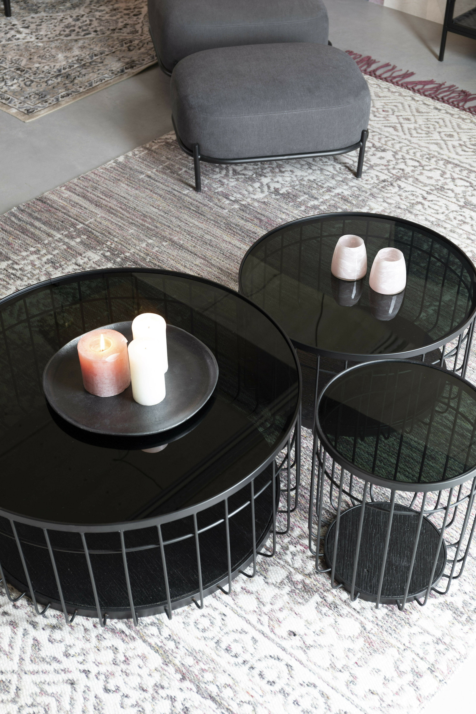 ZILT Ronde Salontafel 'Talles' Glas, 60cm