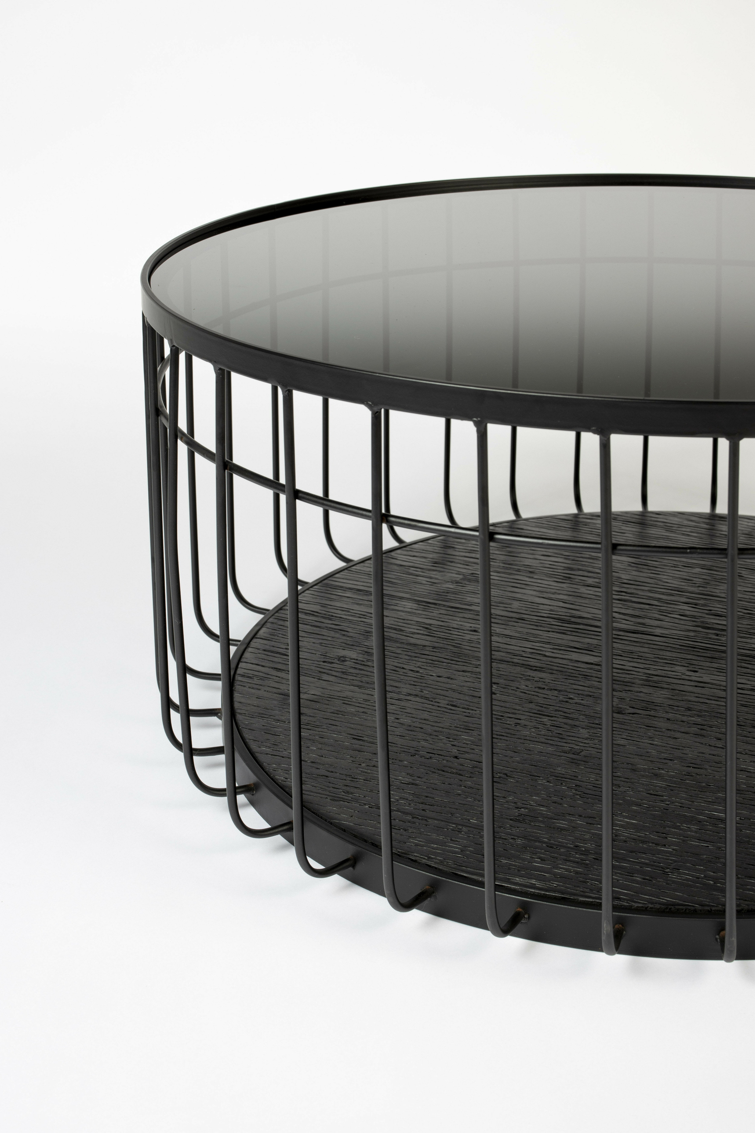 ZILT Ronde Salontafel 'Talles' Glas, 80cm