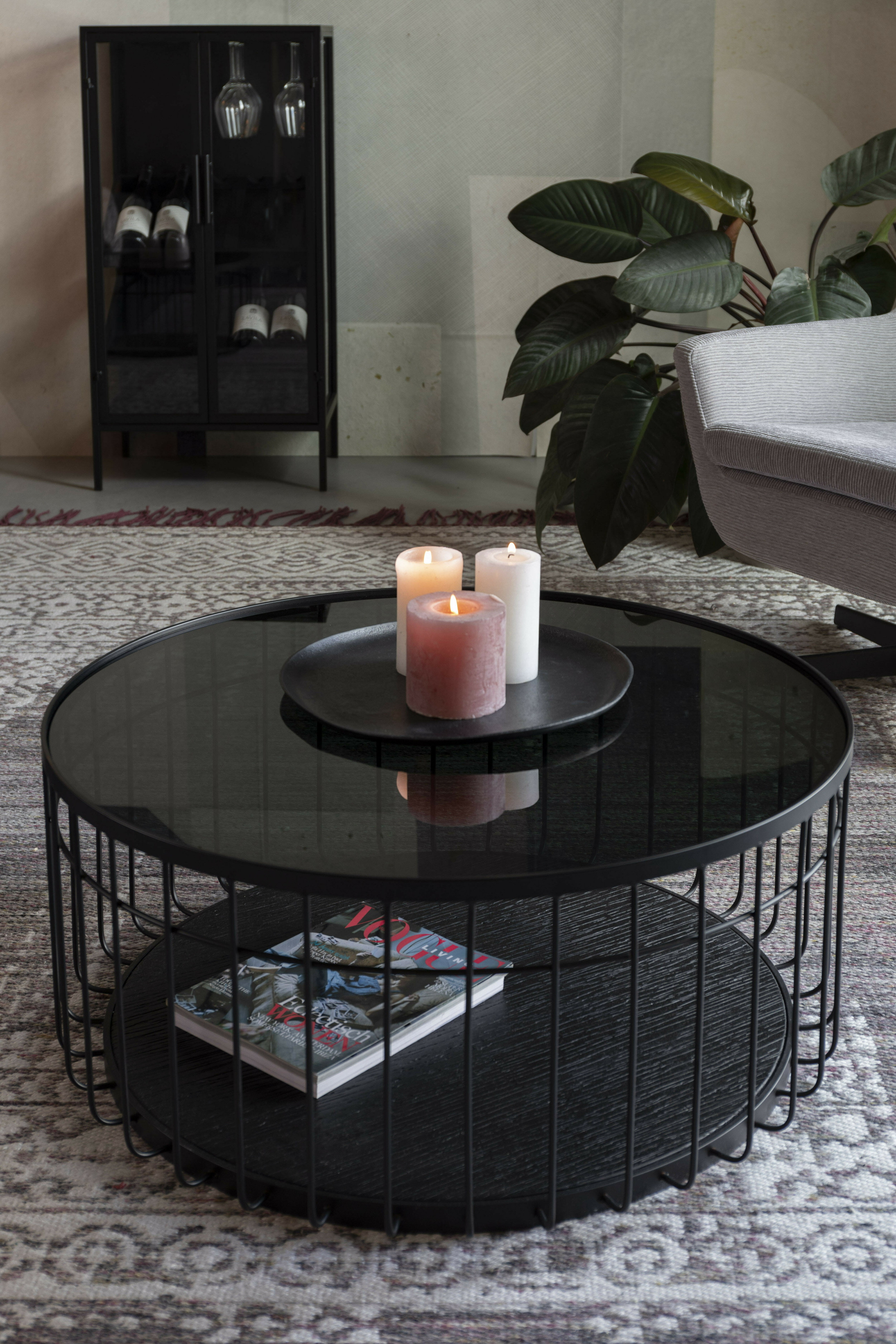 ZILT Ronde Salontafel 'Talles' Glas, 80cm